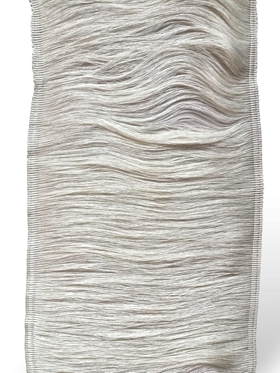 Premdas lace Fringe Trim Lace Polyerter Fibre Tassel 12 inch Wide for Clothes Accessories Latin Wedding Dress DIY Lamp Shade Decoration (Off-White, 9 Meter)