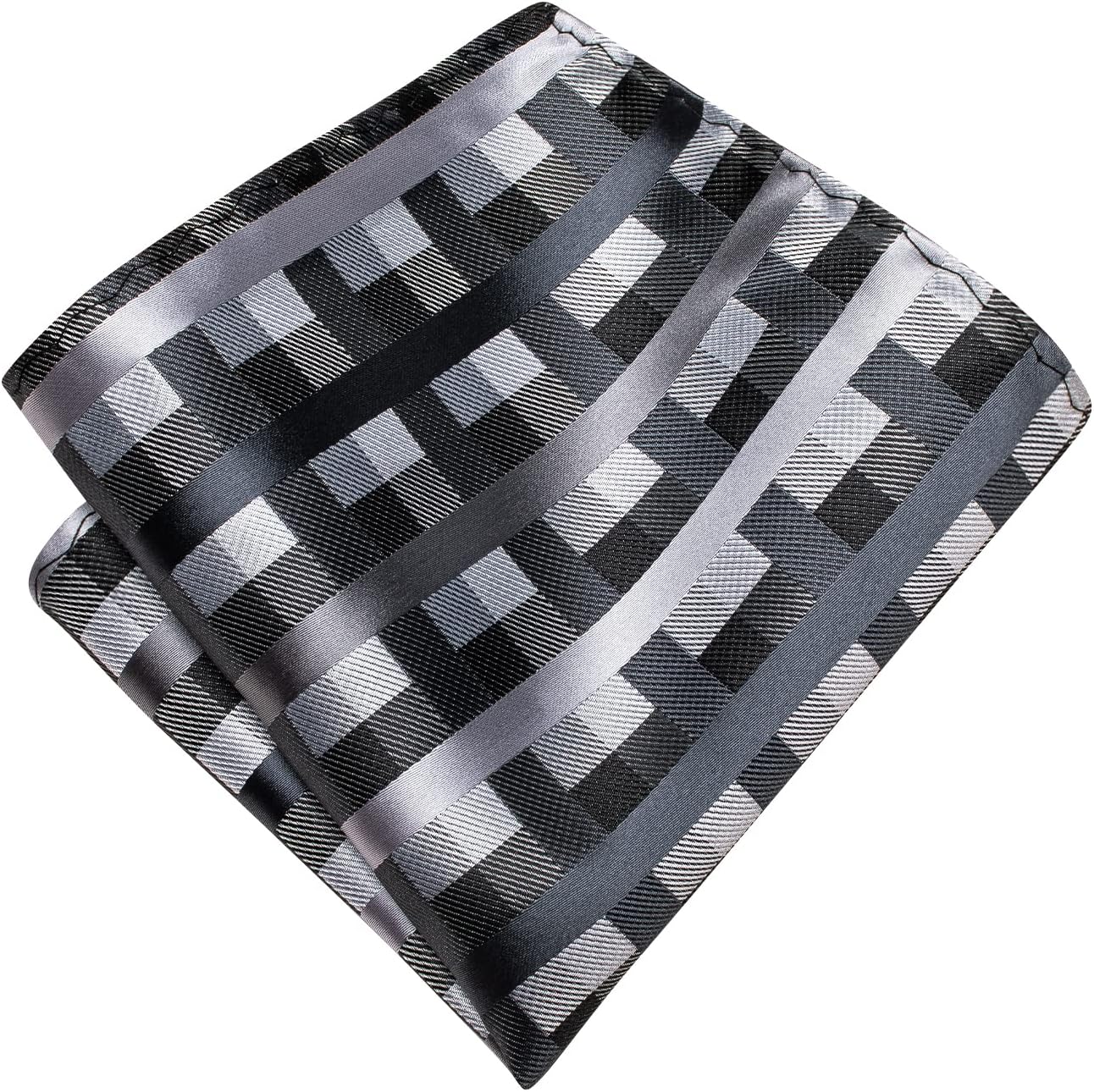 Hi-Tie Bow Ties for Men Pre-Tied Pocket Square with Cufflinks Mens Bowtie Sets for Wedding Formal Party - Image 7