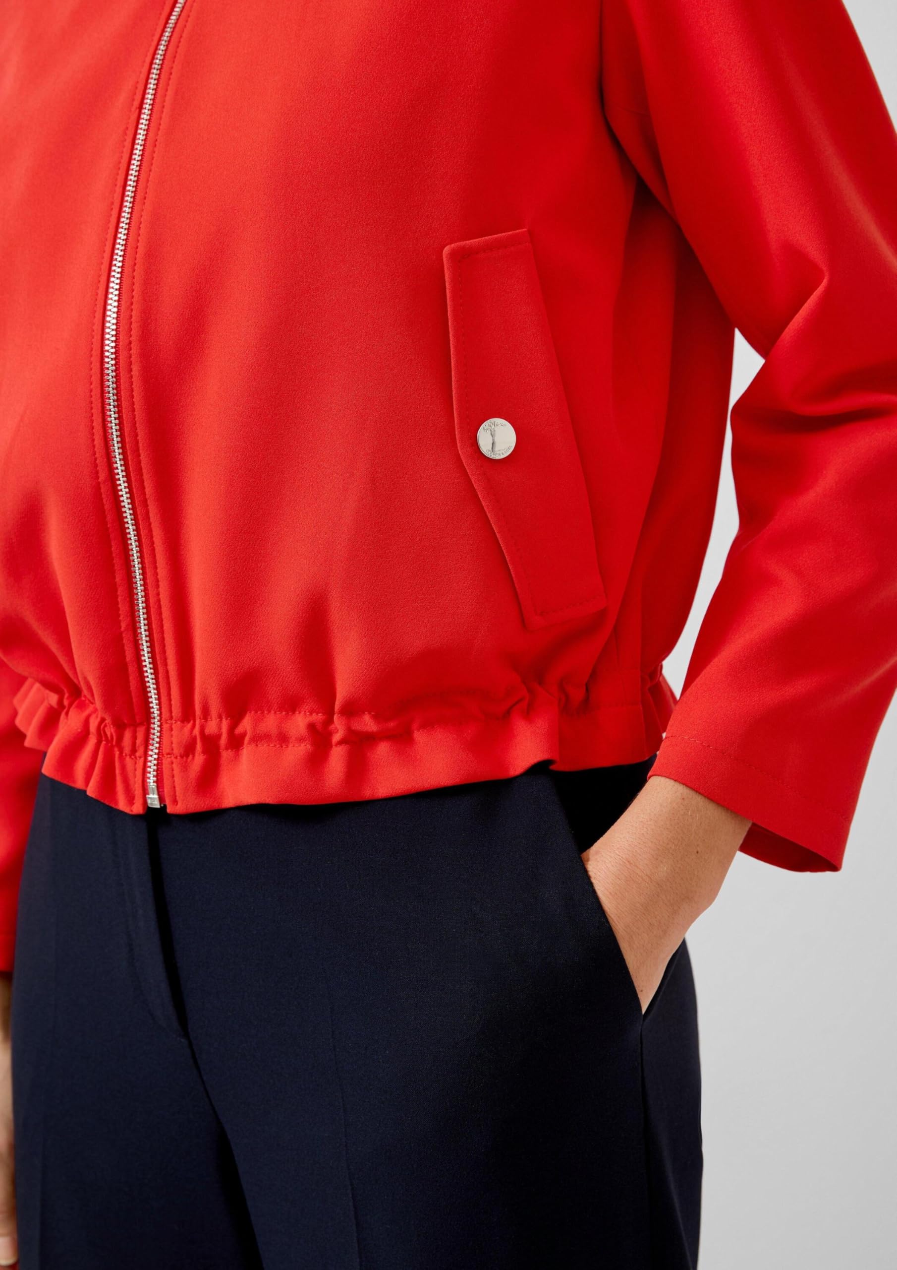 s.Oliver Sportive Jacke im Relaxed Fit mit Stehkragen