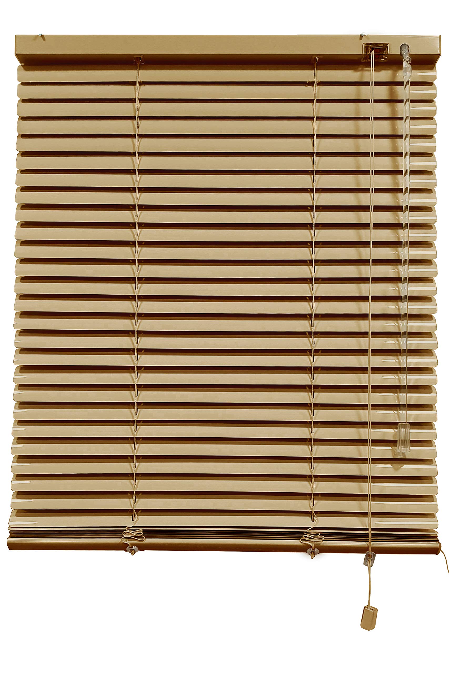 DECORESTOR Persianas Venecianas de Aluminio A TU Medida - 80 x 140 cm. Anchos de 36 a 240 cm - Cacao Suave. Venecianas Aluminio - Cortinas Venecianas