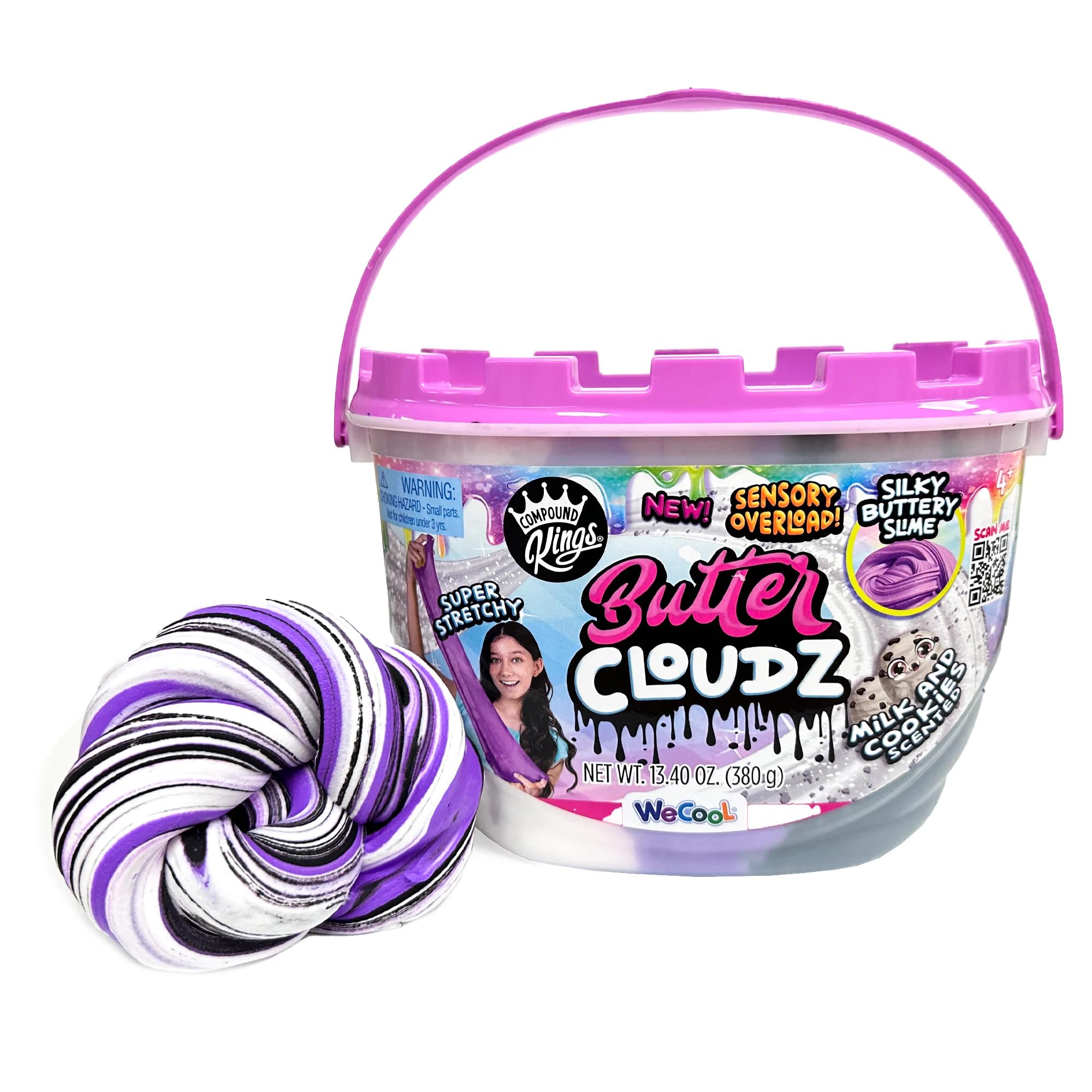 COMPOUND KINGSMilk & Cookies Swirl Butter Slime Tub