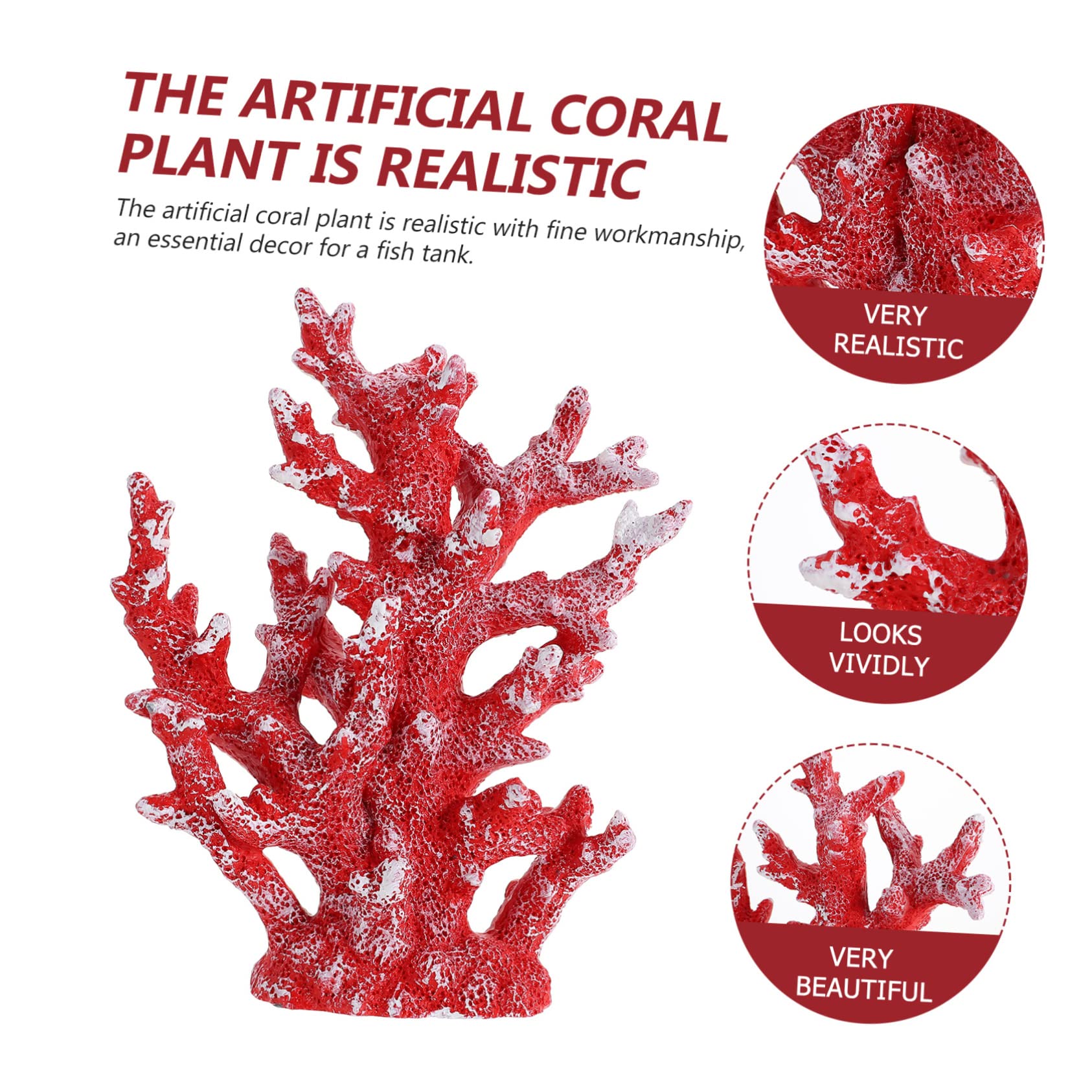 OUNONA Artificiel pour Aquarium Décoration Corallienne Plante Corallienne Artificielle Ornement Aquarium Aménagement Paysager