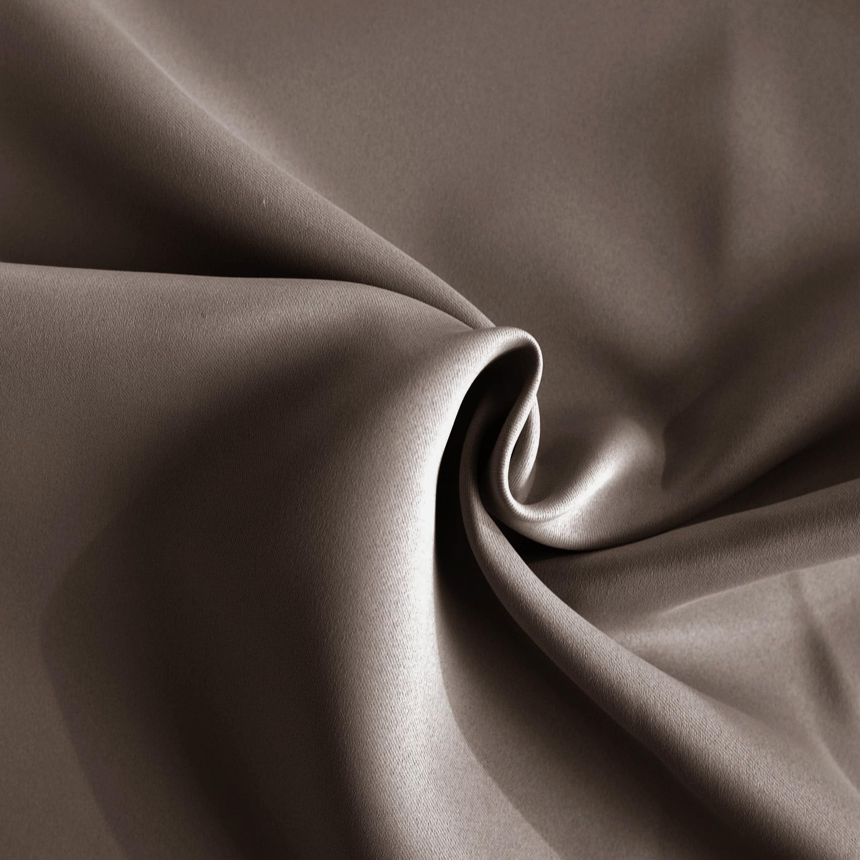 HOME MAISON - Rideau occultant Non feu m1 Polyester Taupe 140x260 cm