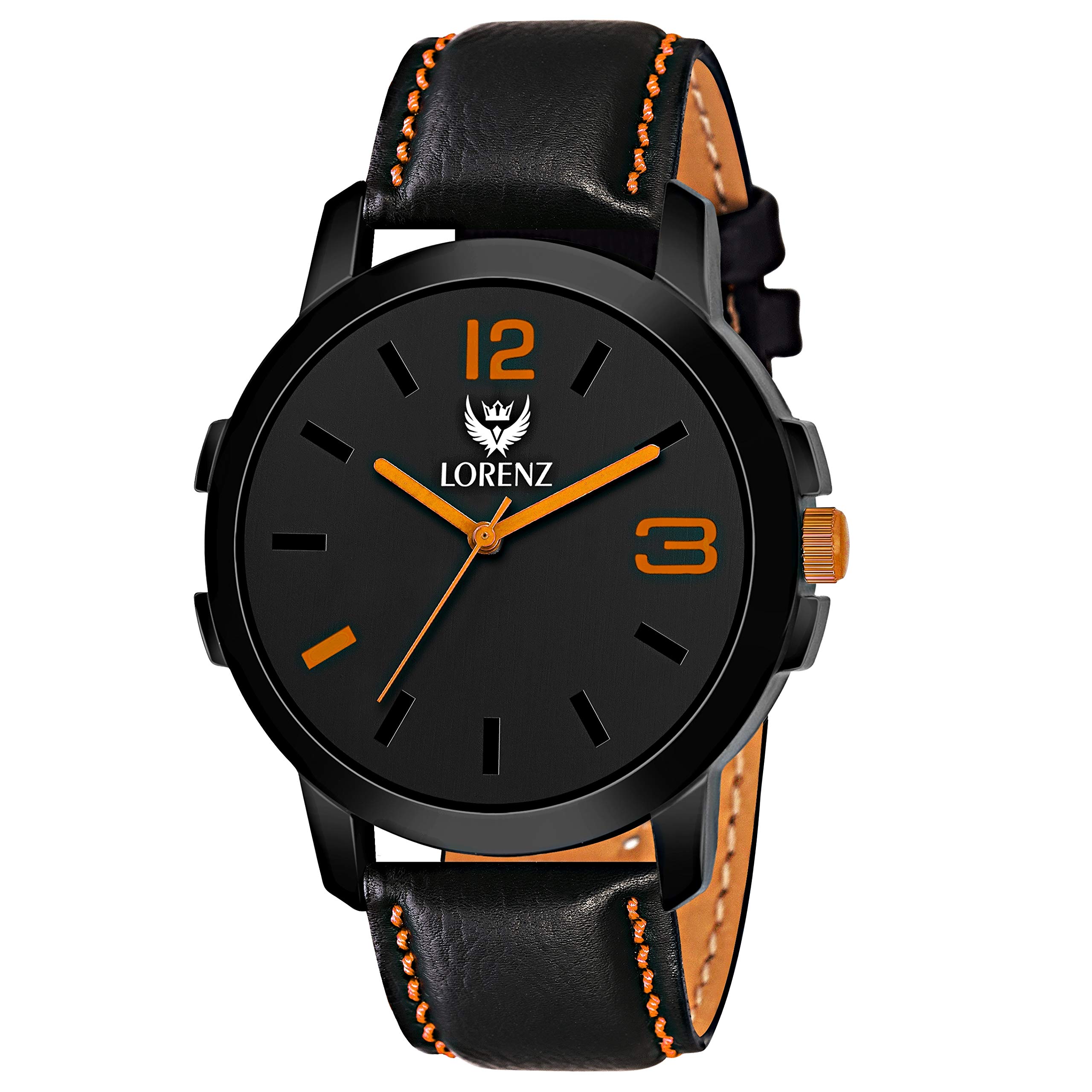 LORENZ Black Dial Mens Watch | Watch for Boys- MK-3014K (B07Y8JV6CM) Amazon Price History, Amazon Price Tracker