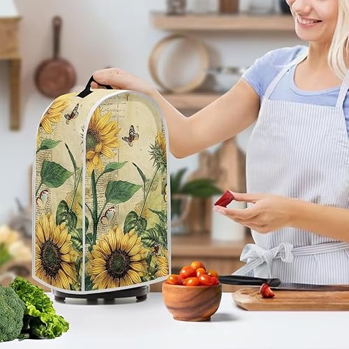 Vista 207 de doginthehole Hummingbird Blender Covers for Kitchen, Washable Appliance Covers Anti Fingerprint Stain Resistant Polyester Blender Dust Cover