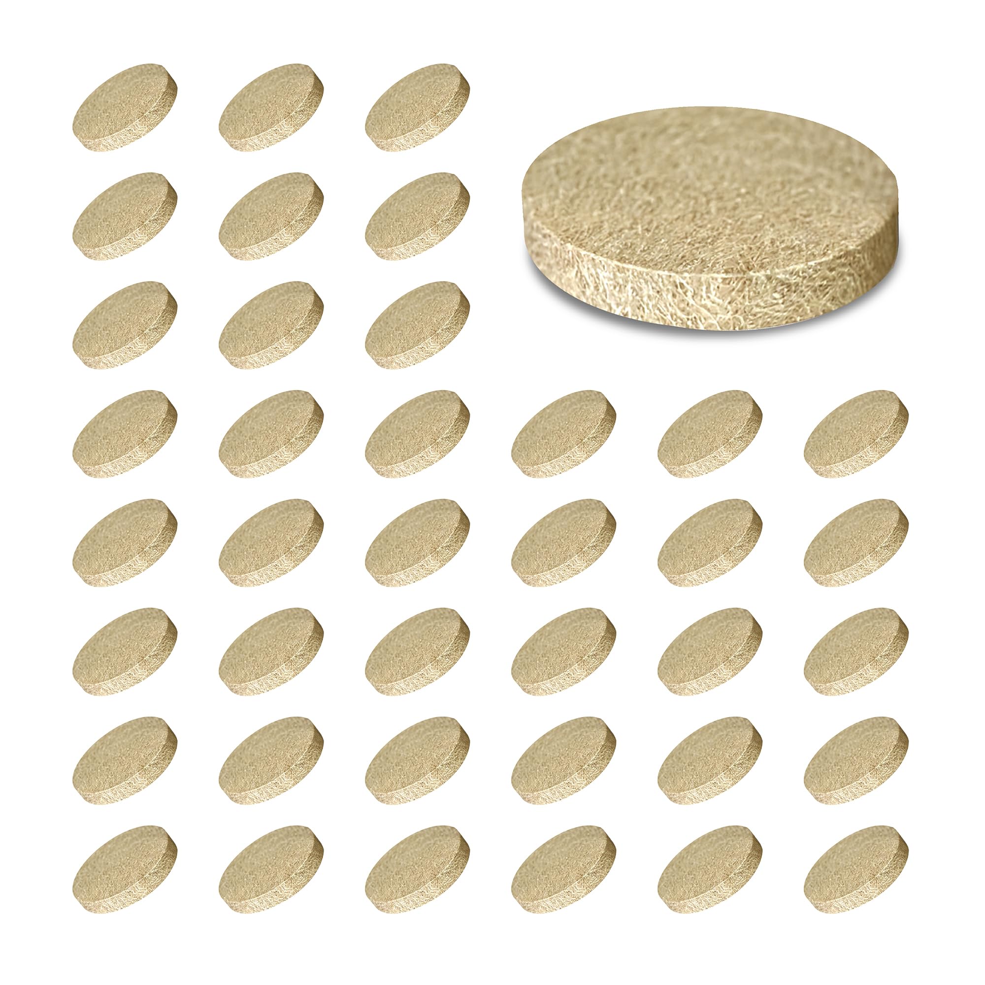 SIMALA 19mm Chair Leg Floor Protectors, 5mm Thick Furniture Pads Floor Protectors For Increased Durability. Ideal Felt Pads For Hard Surfaces, 40 Pieces