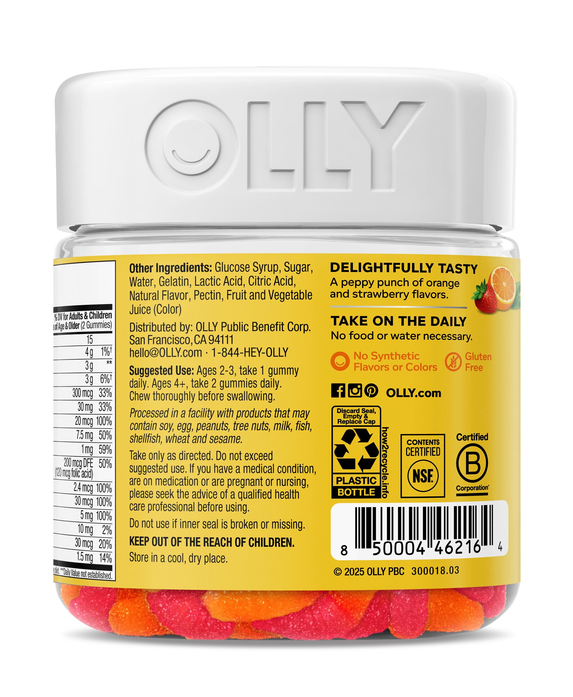 OLLY Kids Multi Gummy Worms, Overall Wellness & Immune Support - 70 Count — Amazon image 6