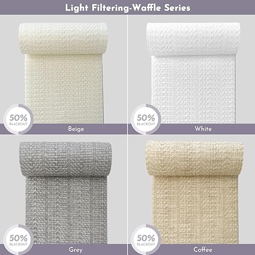 Miniatura 5 de Graywind Juego de persianas verticales de privacidad, reversibles, opacas, verticales, para oficina en casa (muestras de tela)