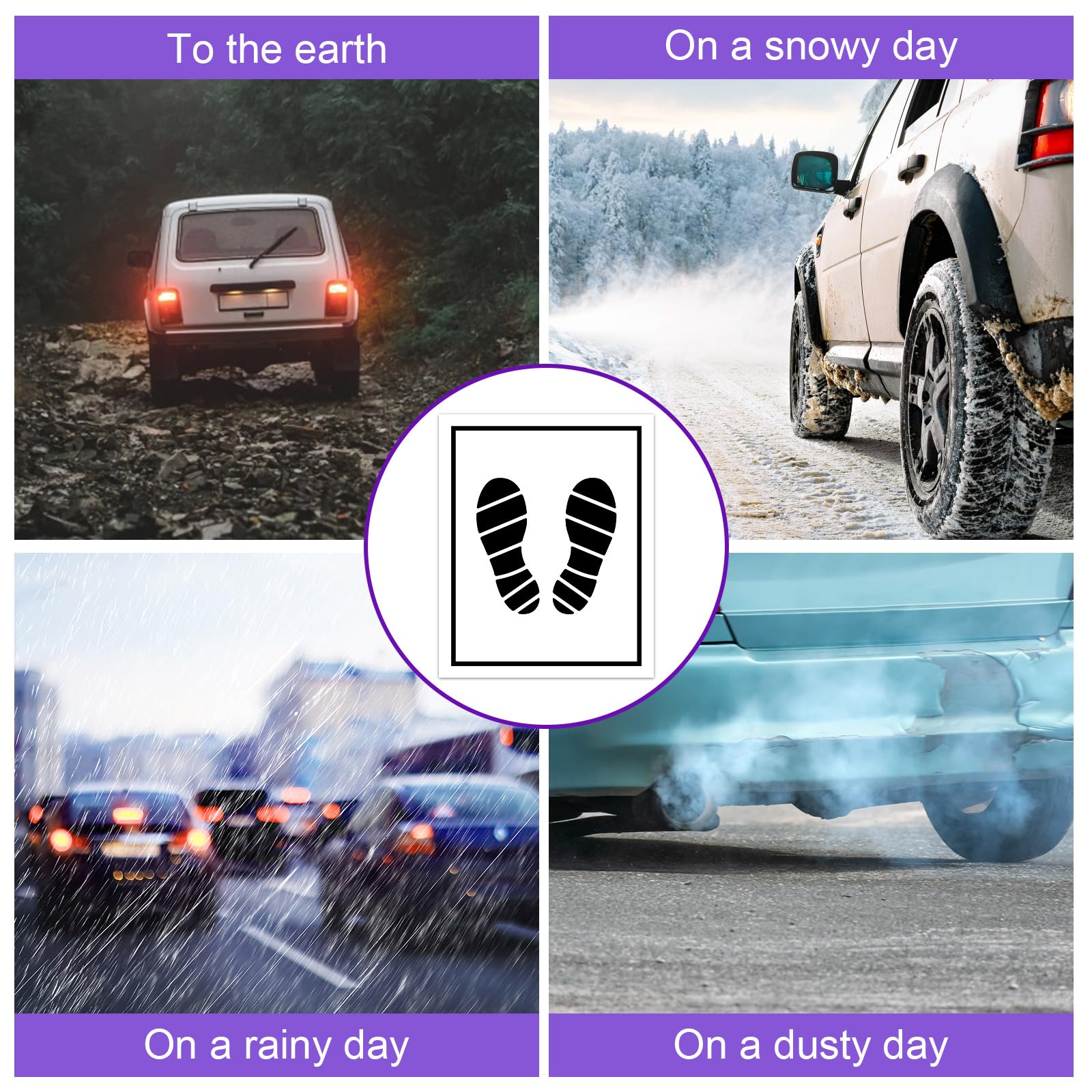 100Pcs Paper Floor Mats for Cars Disposable Car Floor Mat 16x20in Paper Mats for Cars Detailing Temporary Flooring — view 5