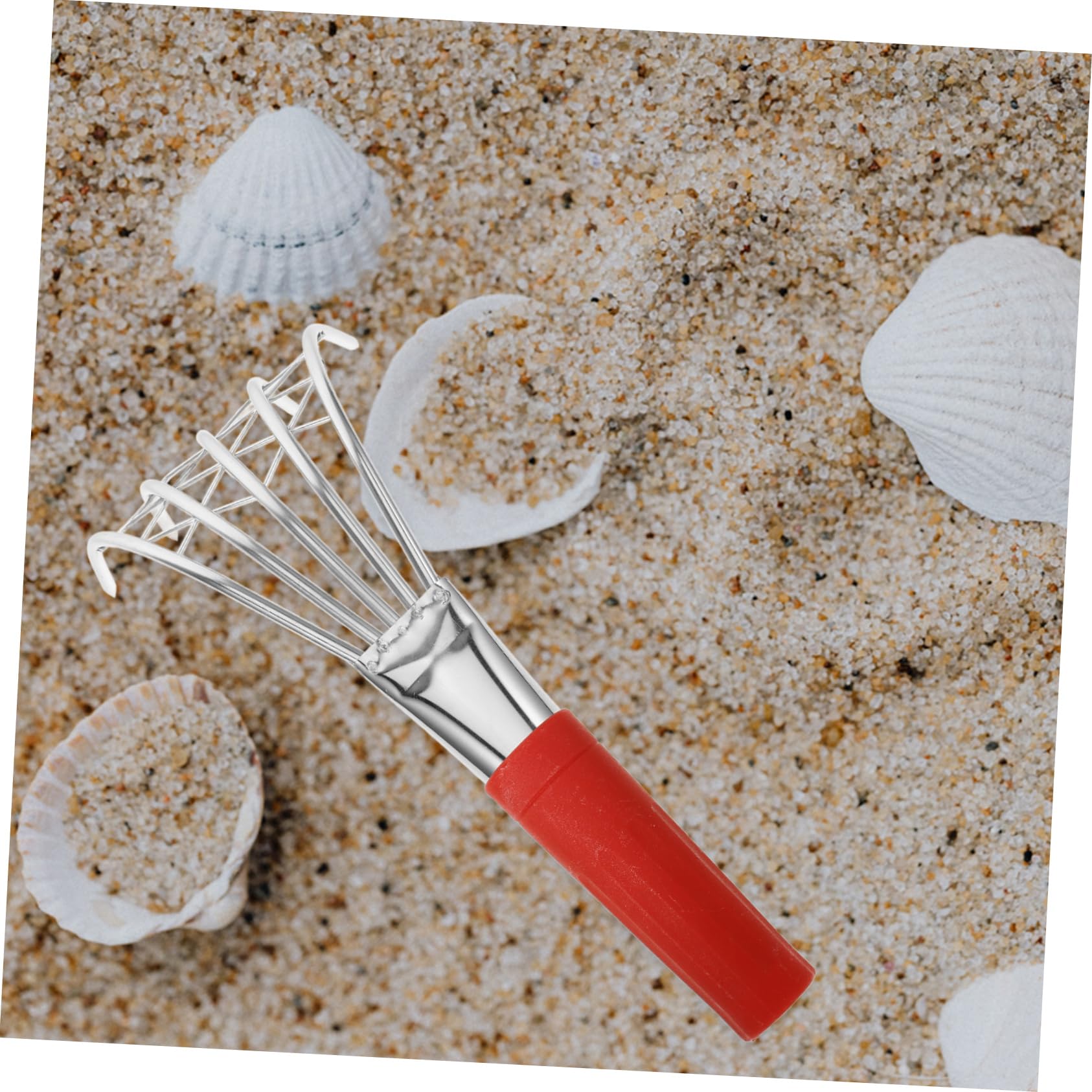 HEMOTON 3 Stück Handrechen für Muschelsuche Claw Rake mit Rutschfestem Werkzeug zum Graben von Muscheln und Meeresfrüchten Am Strand Robust Handhaben