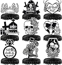 Bride or Die Bachelorette Party Decorations 9Pcs Bride or Die Centerpieces Rip Single Life Centerpieces for Till Death Do Us Party Bachelorette Decorations Supplies