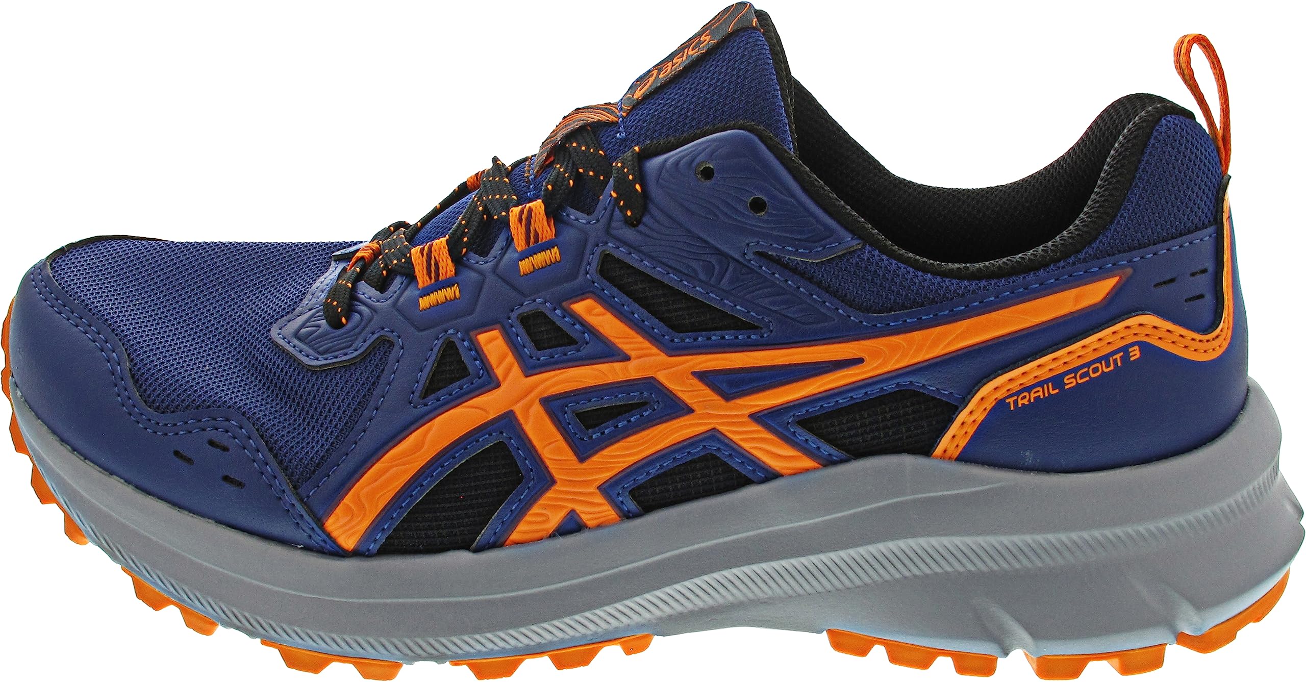 ASICS Mens Trail Scout 3 Deep Ocean/Bright Orange Running Shoe - 6 UK (1011B700.400) (B0BPYDWDFL) Amazon Price History, Amazon Price Tracker