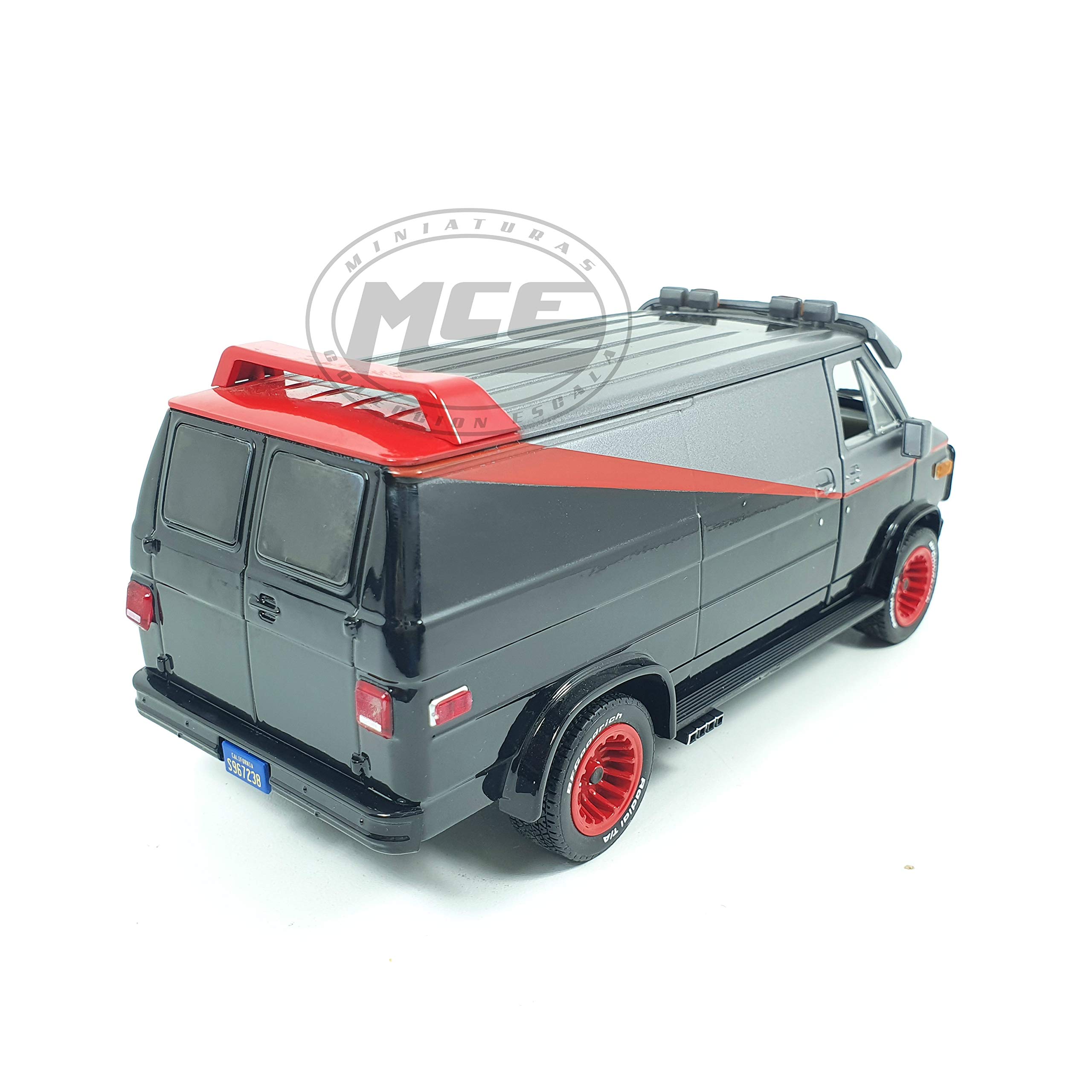 Desconocido 1/24 Furgoneta FURGON GMC Van AGENCE Tous RISQUES A-Team Equipo A