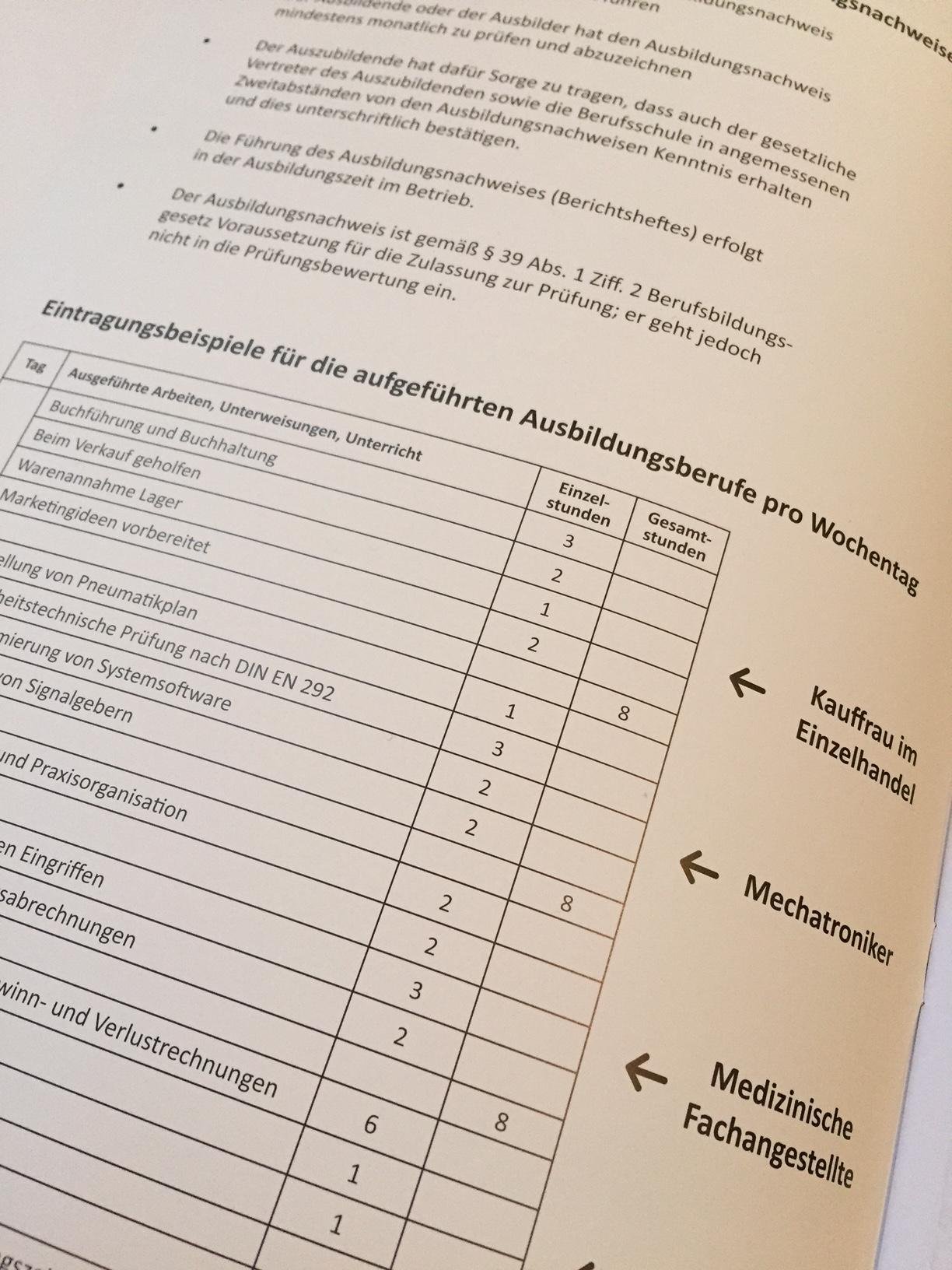 SellerRocket 5er SET Berichtsheft Ausbildung/Ausbildungsnachweisheft täglich/wöchentlich - (DIN A4, 28 Seiten, 1 Woche je Seite)