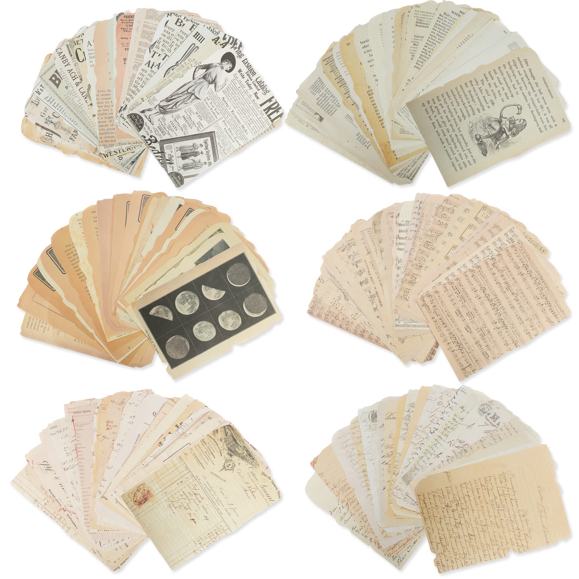 Buy 150 Sheets Vintage Scrapbook Paper, Vintage Journaling Scrapbooking