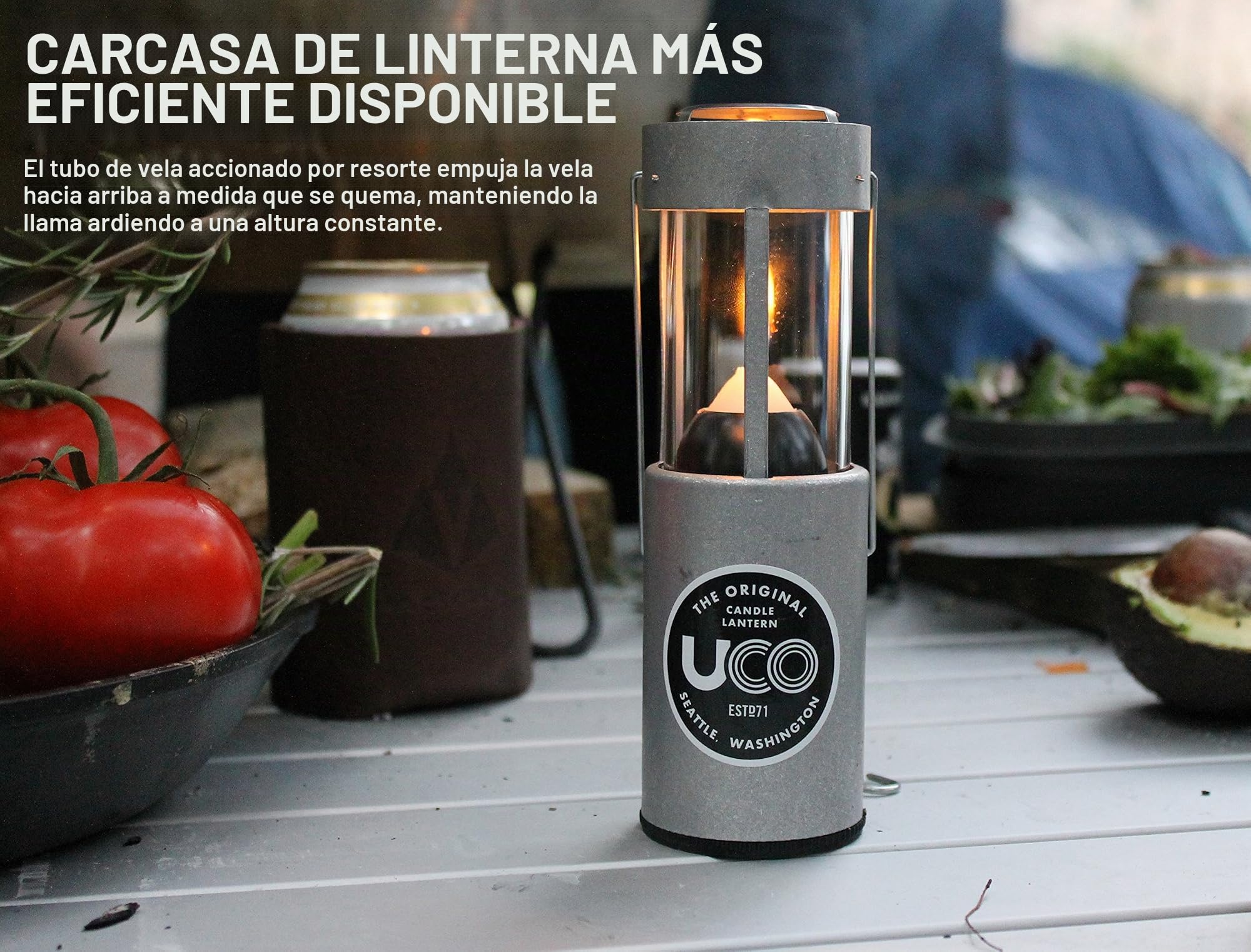 UCO original 9 horas Candle Lantern (Aluminio)