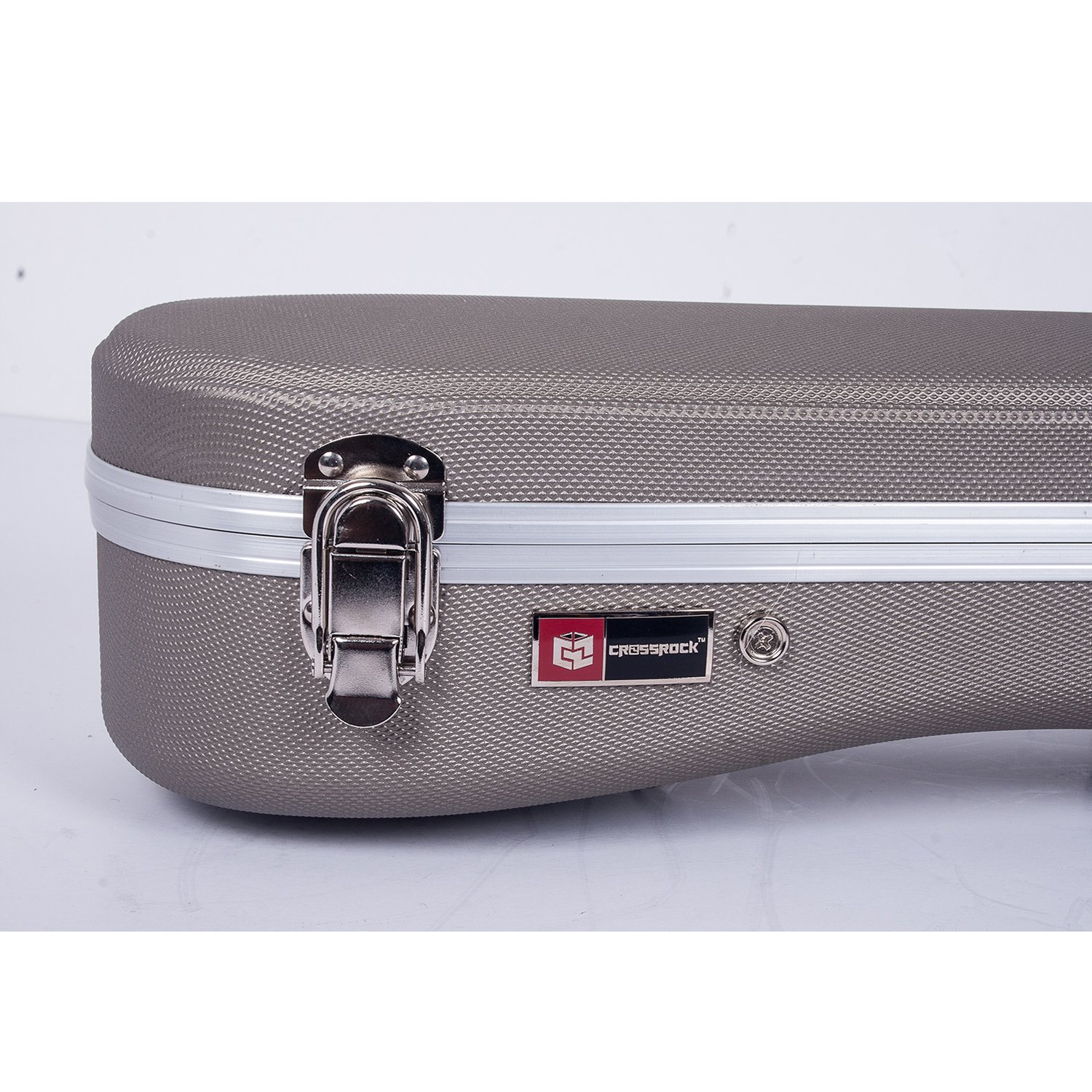 Crossrock cra800tuch ABS Tenor ukelele funda rígida, champán