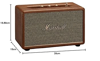 【wm】Marshall　ACTON III Alto-falante Bluetooth Marshall Acton Iii preto