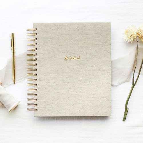 Miniatura 2 de Agenda cristiana semanal diaria 2024 (floral)