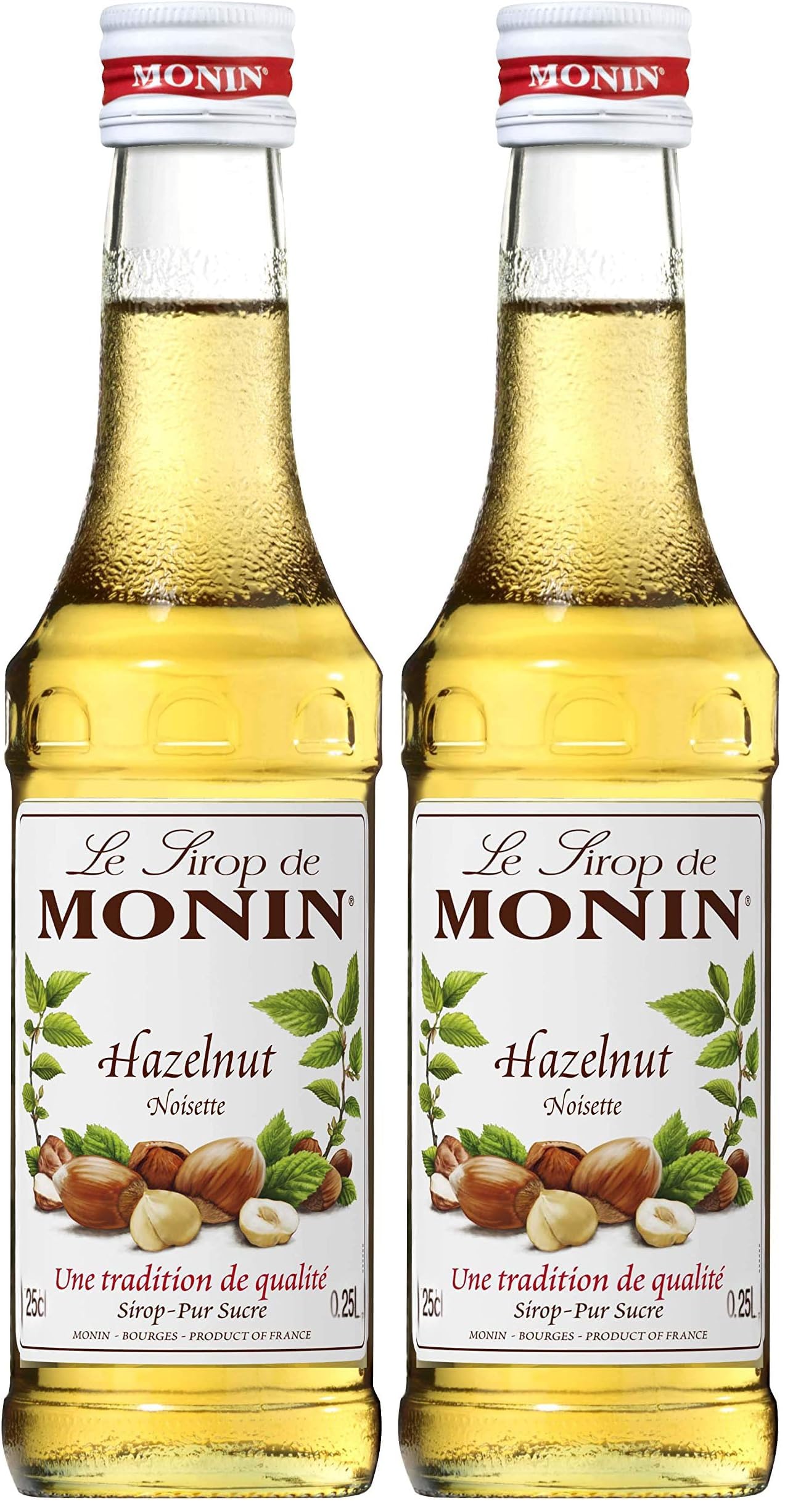 Amazon.co.jp: MONIN(モナン) ヘーゼルナッツ・シロップ 250ml (× 2