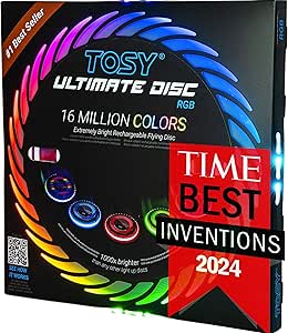 TOSY Flying Disc - 16 Million Color RGB LED Frisbee