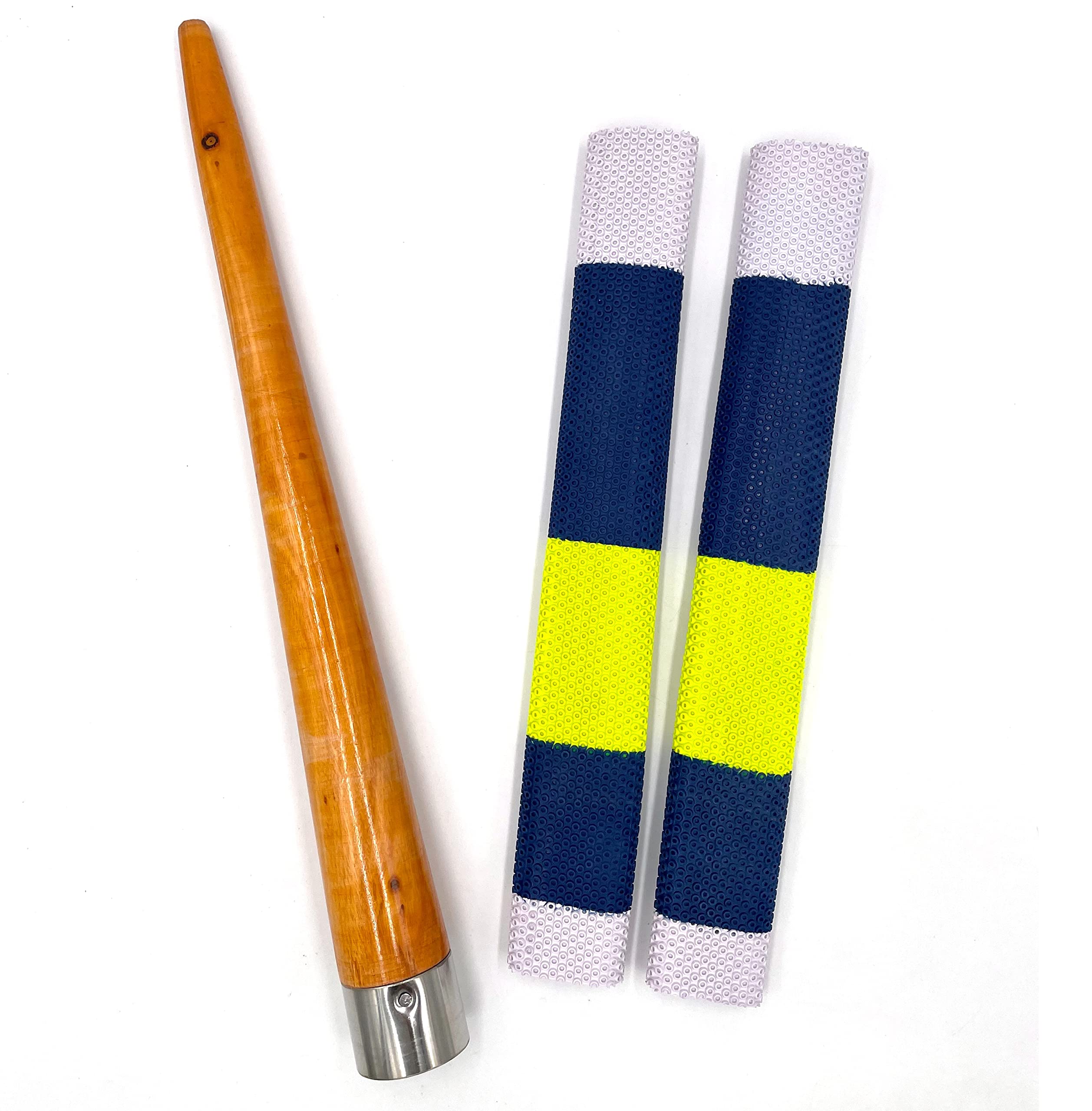 Sixteen Cricket Bat Accessories Comfortable Fit Octopus Texture Bat Handle 2 Rubber Grip with 1 Wooden Cone – Multicolour, Pack of 3 (B0B6CFN6Z5) Amazon Price History, Amazon Price Tracker