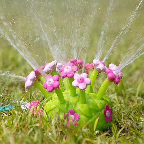 Miniatura 9 de Rociador de juguete de pétalos de flores Melissa & Doug con accesorio para manguera.