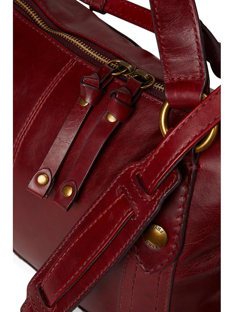 Red Frye Melissa Medium Satchel Crossbody