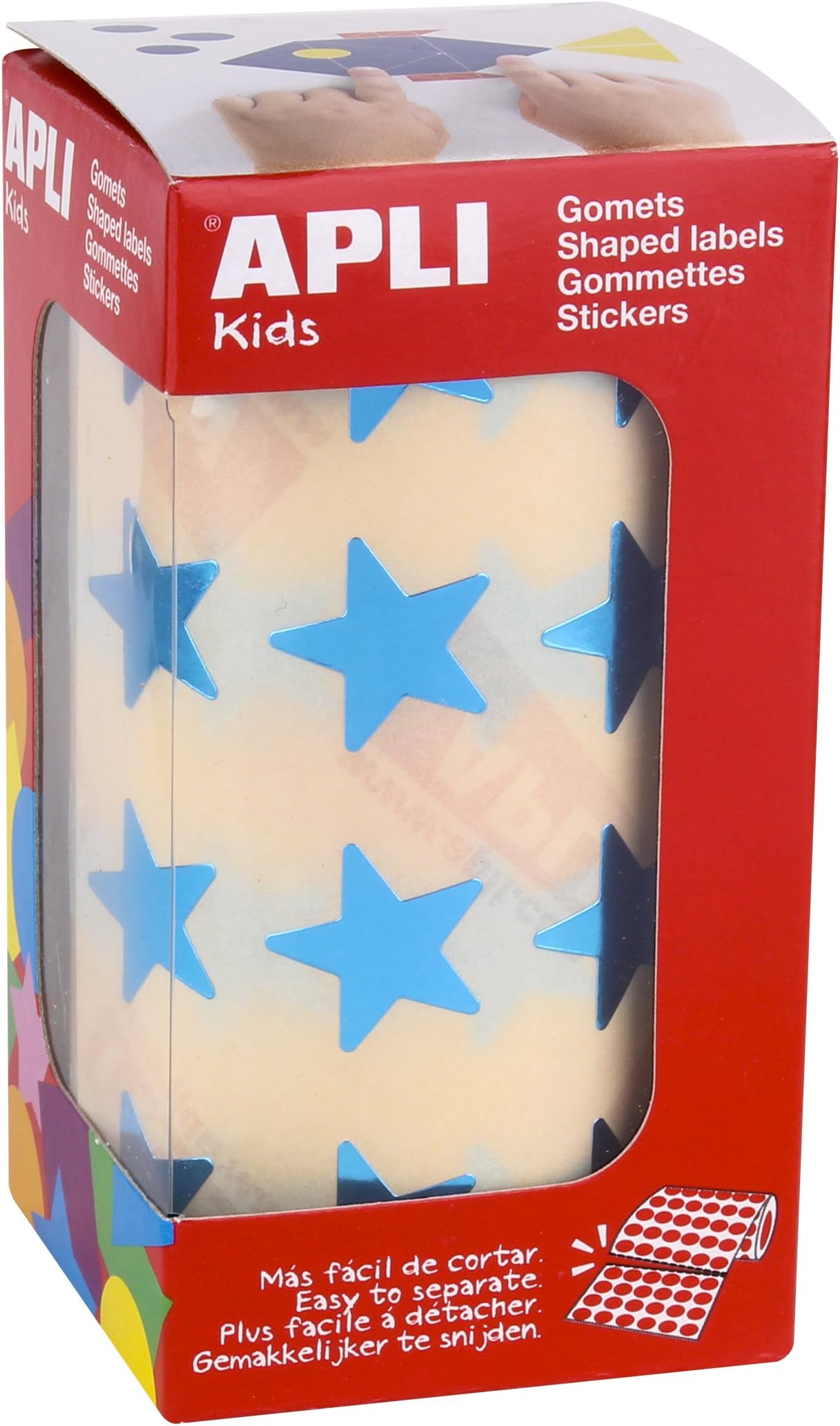 APLI Kids Gomets Roll Star 19,5 mm Metallic Blue