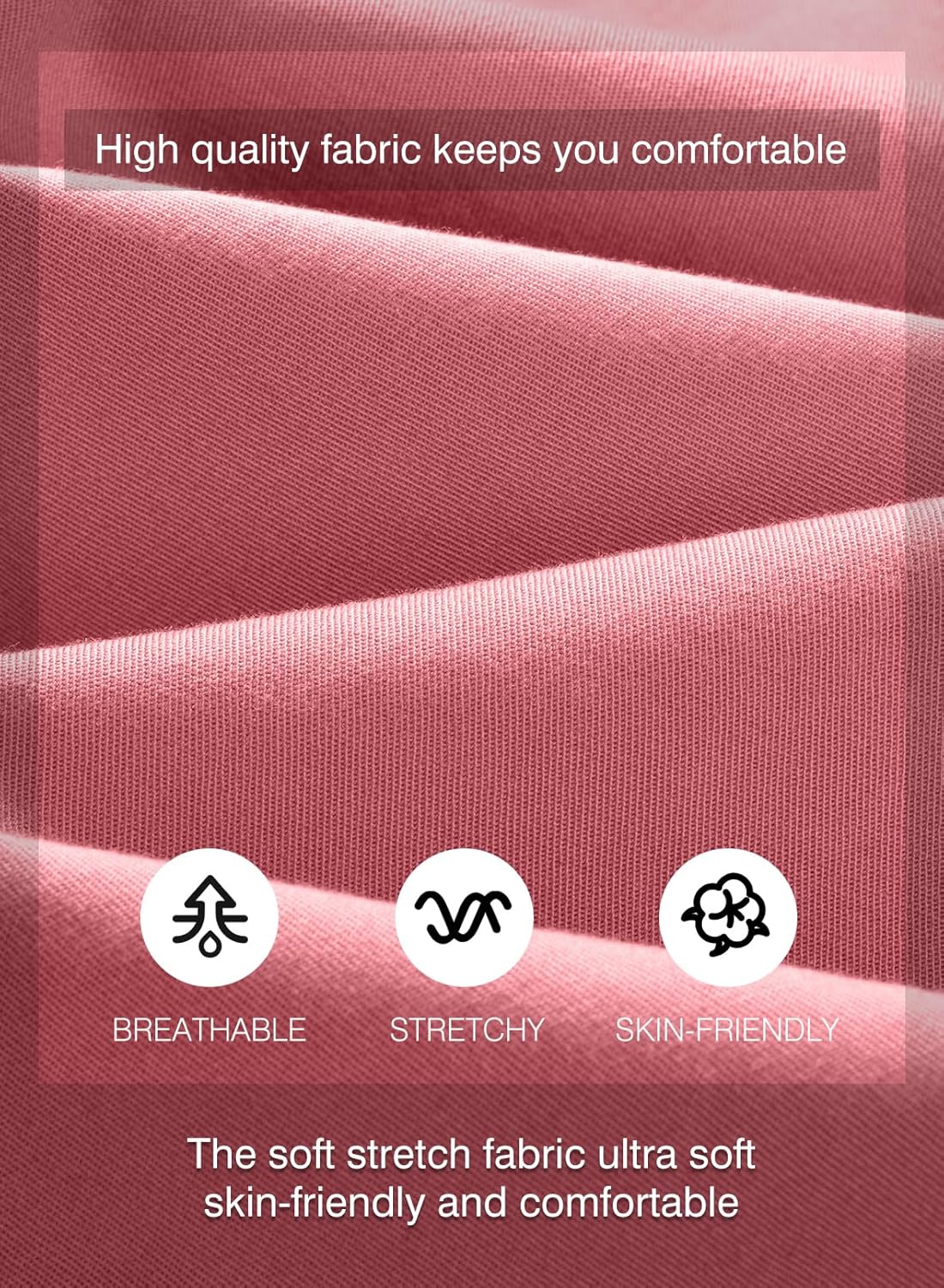 JMIERR Mens Casual Joggers Pants - Cotton Drawstring Chino Cargo Pants Hiking Outdoor Twill Track Jogging Sweatpants Pants - Image 4