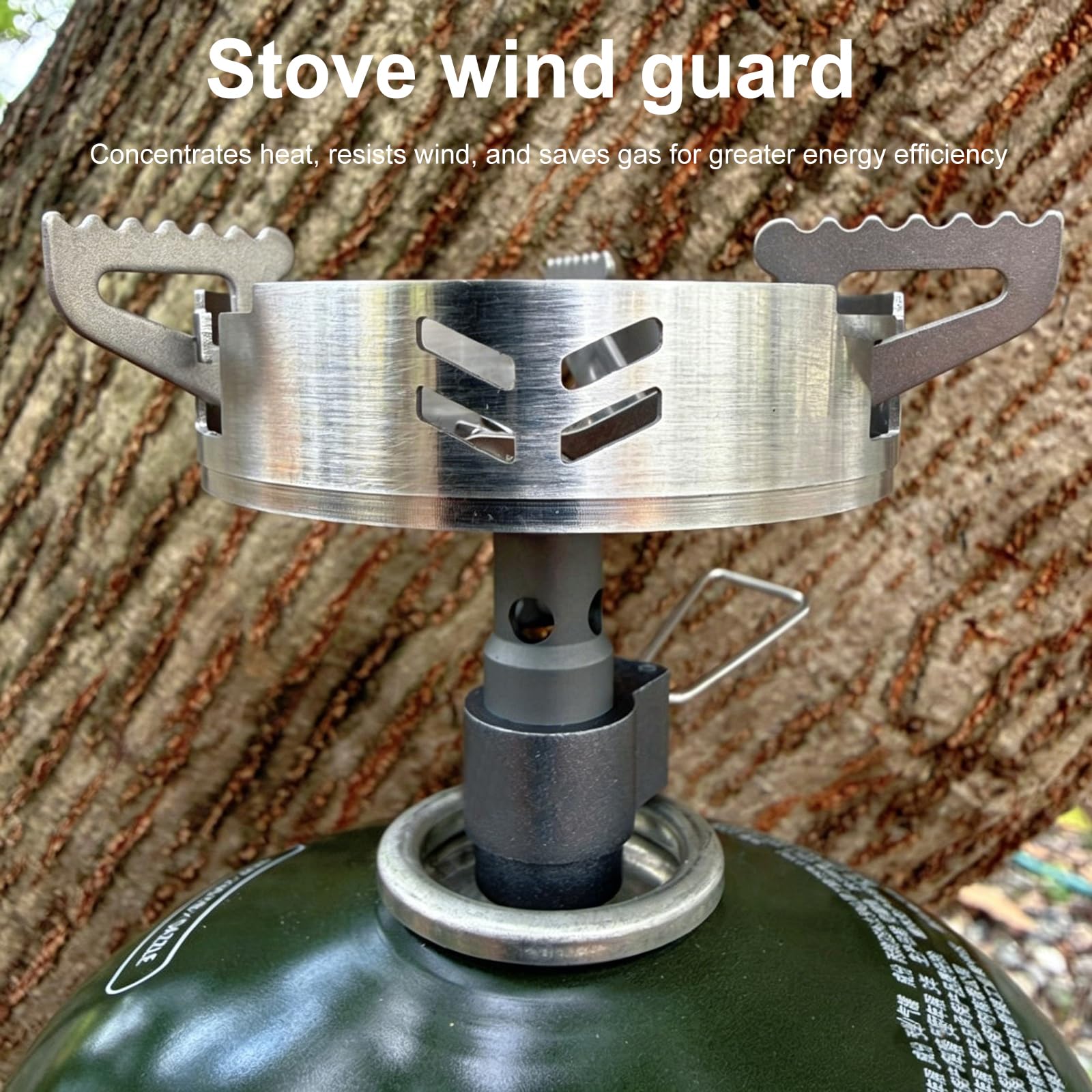 Outdoor Campings Stove Windscreen Suitable for BRS-3000T SOTO-310 Stainless Steel Outdoor Gas Stove Wind Shield Ultralight (Stoves Not Included)