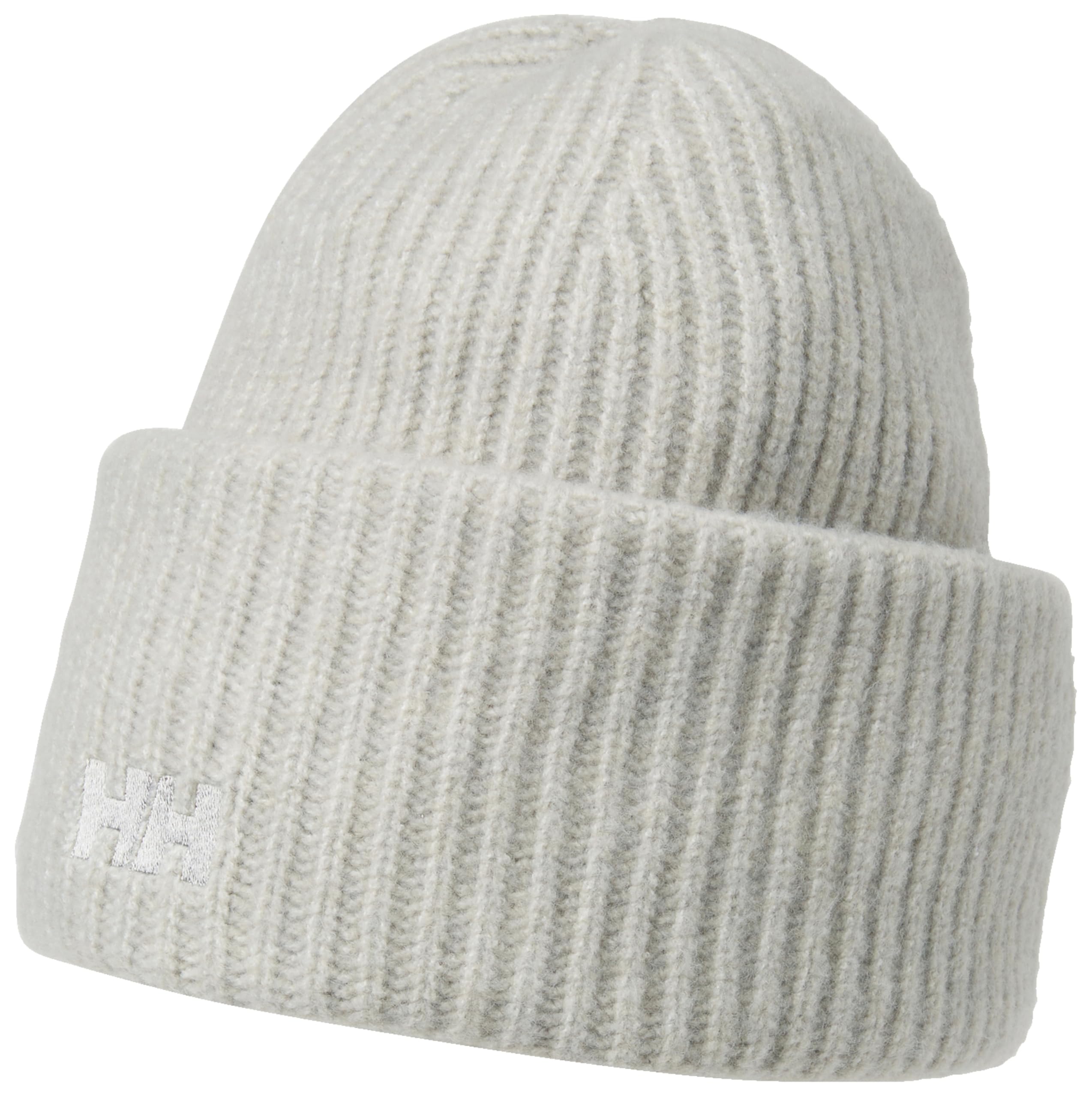 Helly Hansen Unisex Mellow Grey Black Soft Rib Beanie Black Std