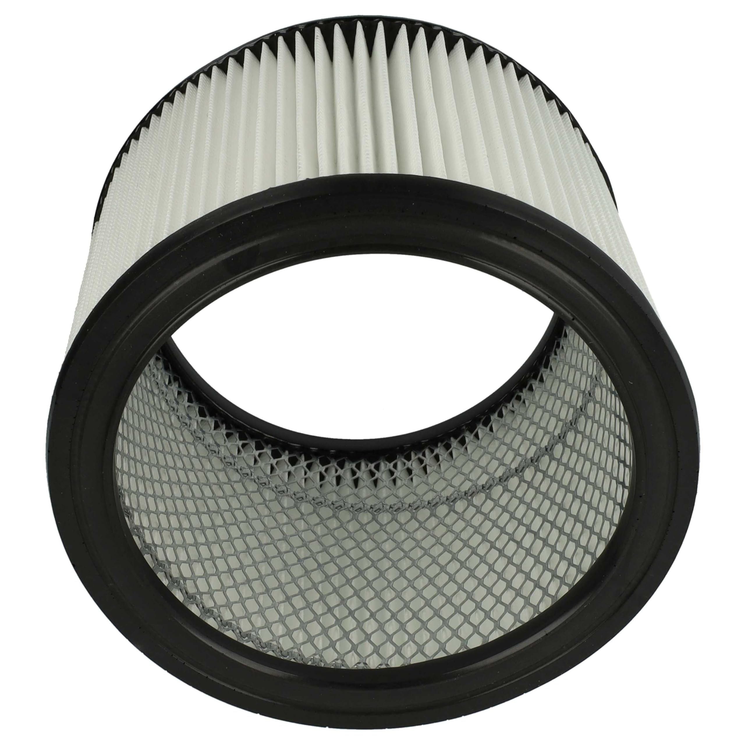 vhbw 4x filtro a pieghe piatte compatibile con Arebos aspiratore industriale 1600W aspiratore - nero/bianco