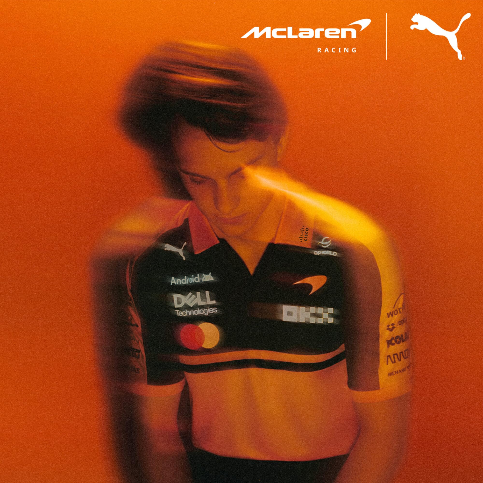PUMA McLaren F1 2026 Polo Team Uomo - Arancione