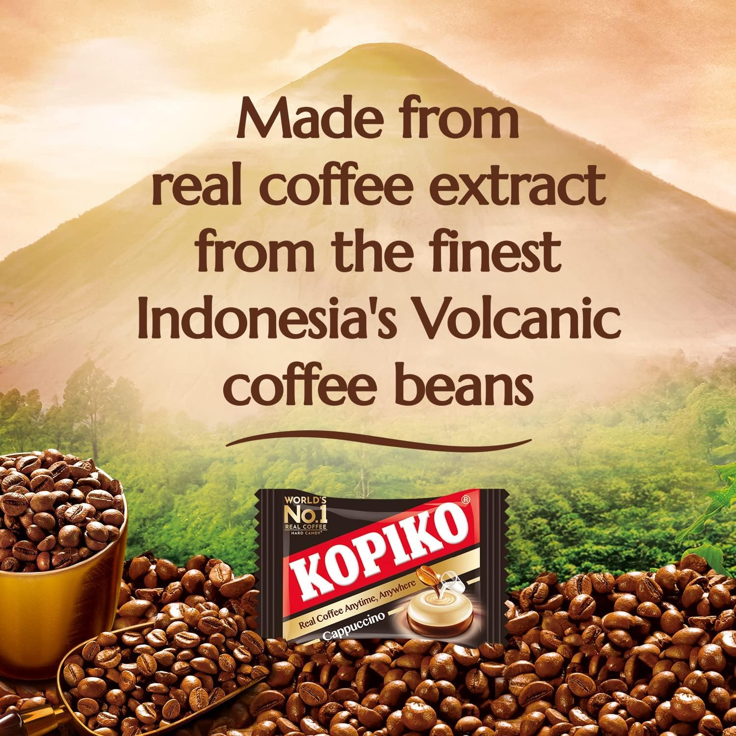 Kopiko Cappuccino | Bonbons | Bonbons au café | Coffee Candy 800g