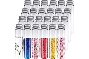 24 Pack 115ml Test Tubes with Leakproof Lids: Explore Endless Creative Possibilities!