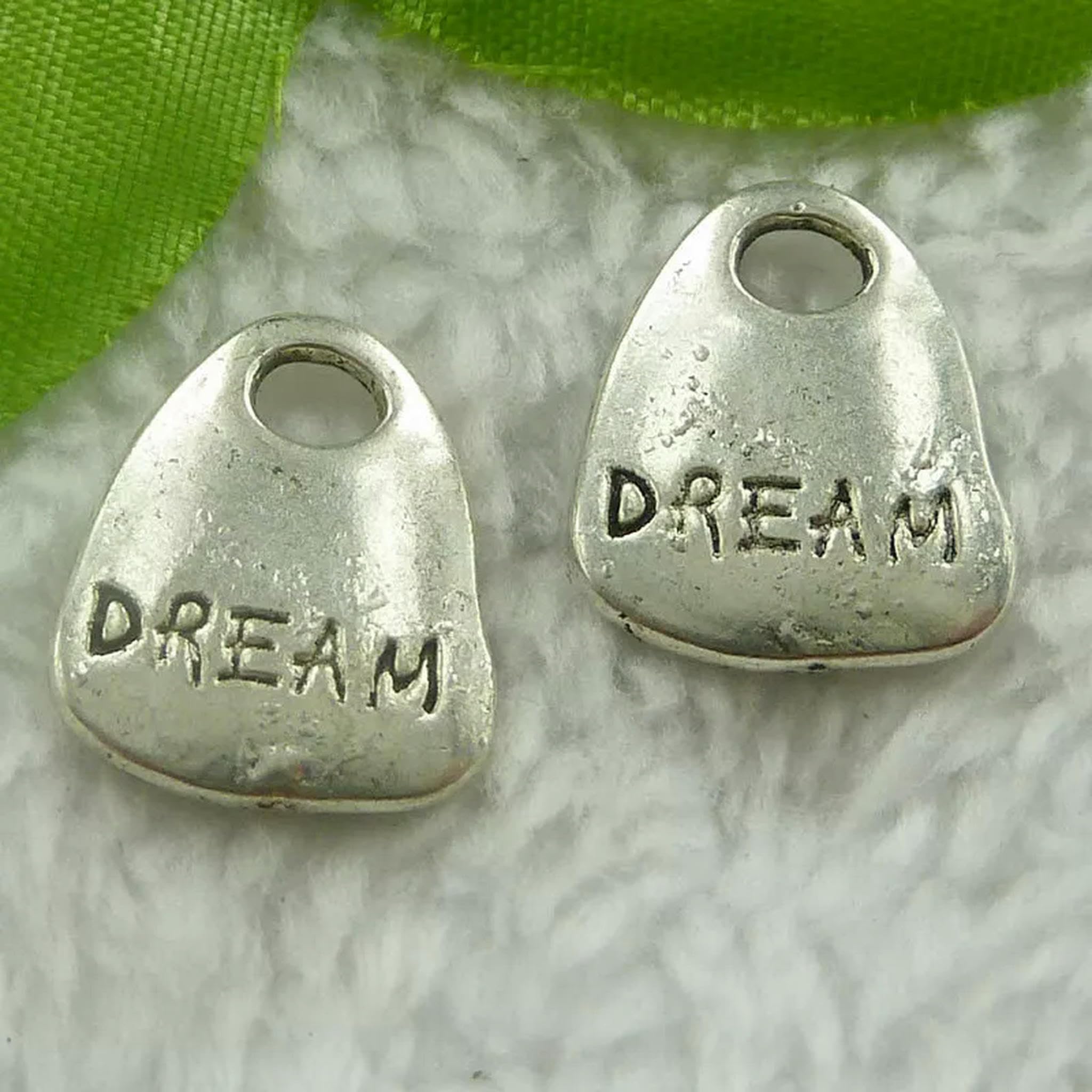 Argent tibétain 160 pièces 18 x 15 mm B2006 pendentif apprêt breloque DIY