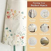 Vista 6 de Maison d' Hermine Delantal 100% de algodón para mujeres con bolsillo de cocina delantal de chef para hombres, decoración de Pascua