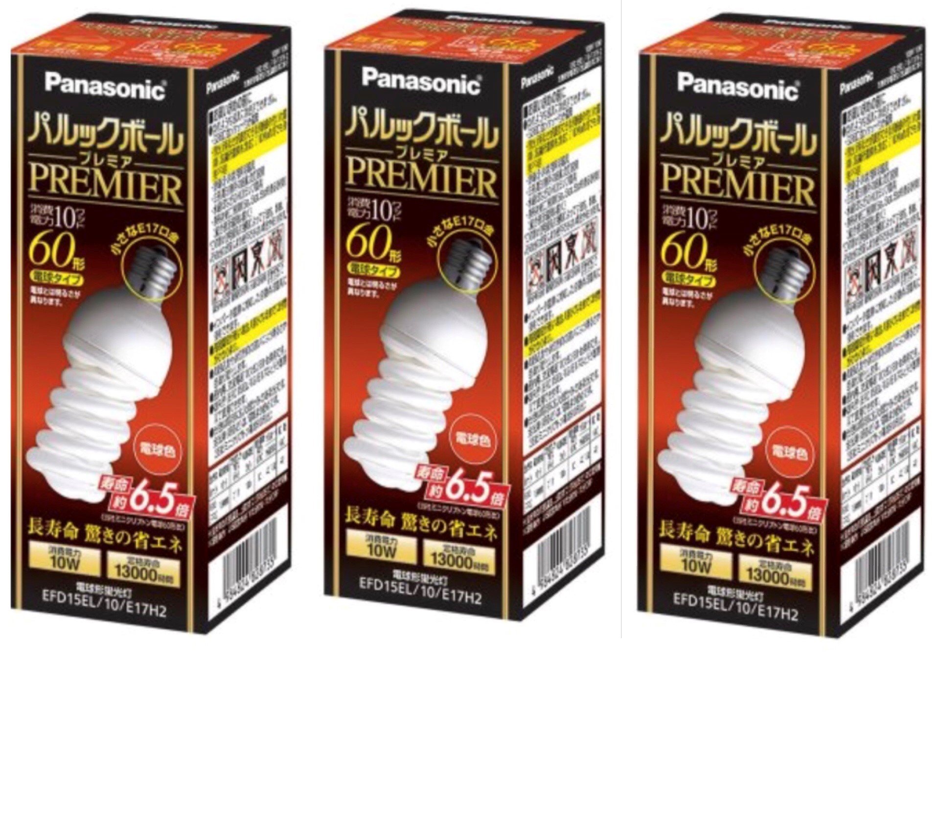 Amazon | パナソニック 電球型蛍光灯パルックプレミア60型D形 電球