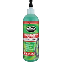 Kit Pinchazos Mtb Slime Sellante de Reparación de Pinchazo de Neumático con Cámara de Bicicleta, Prevenir y Reparar, Apto para Bicicletas, con Manguera de Llenado