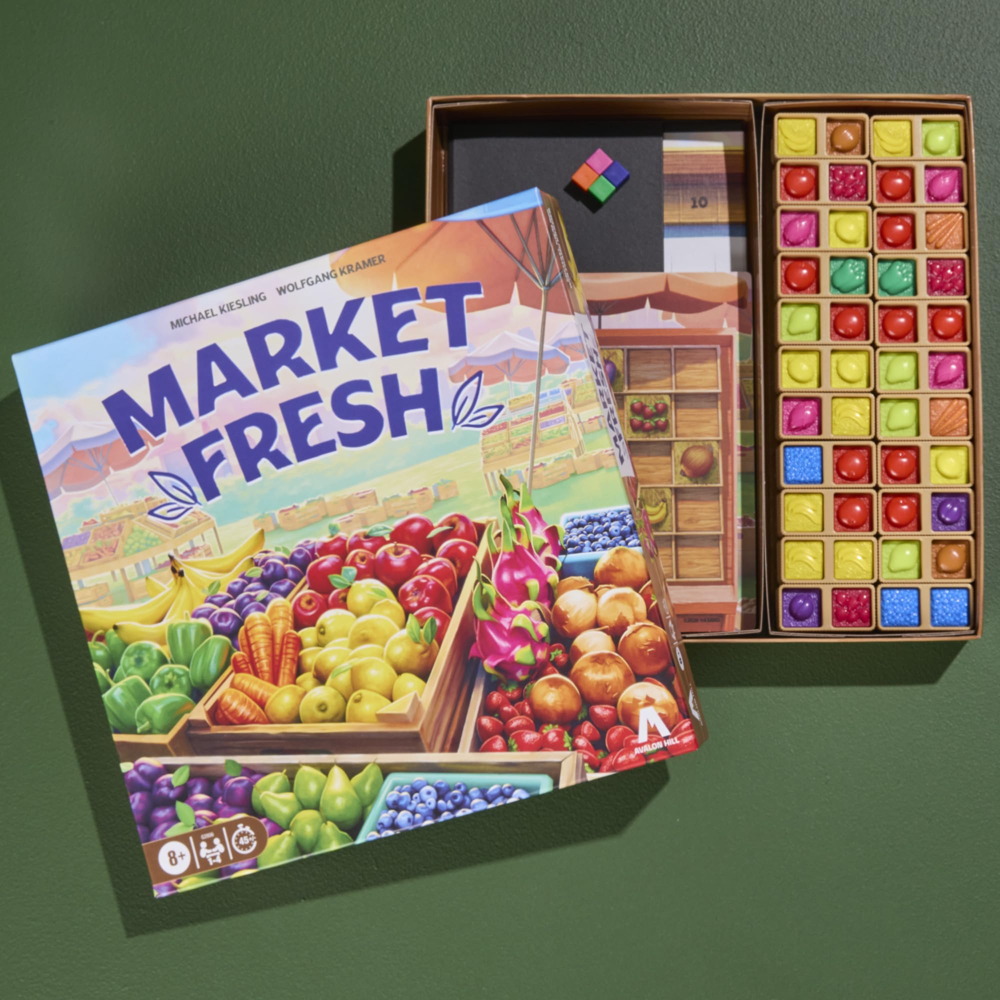 Market Fresh, gioco da tavolo | Divertente gioco di strategia di piazzamento tessere per bambini e bambine, adolescenti e adulti | Dagli 8 anni in su | 1-4 giocatori | 45 min. | Giochi per famiglie