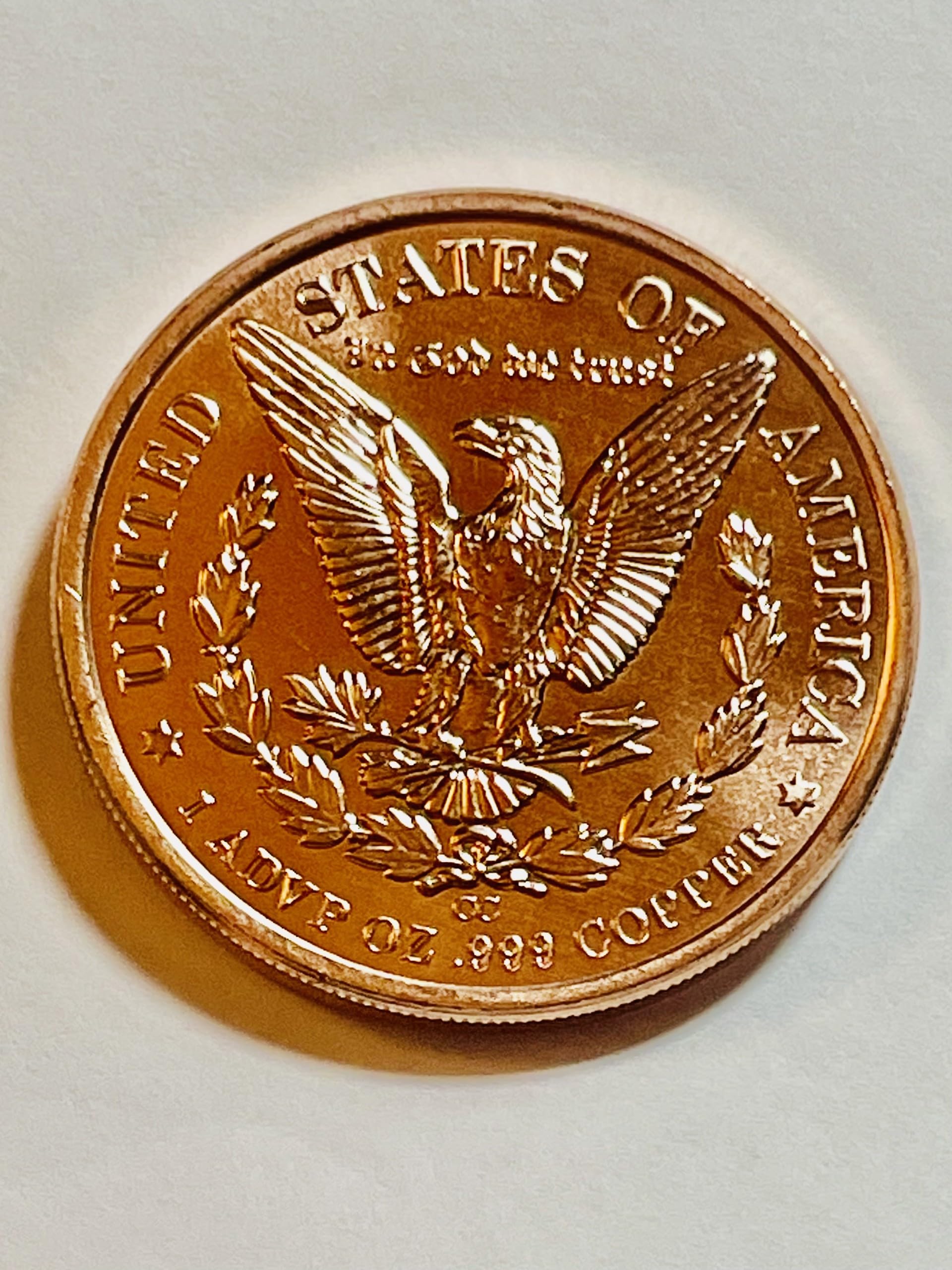 Amazon.com: 2011 One AVDP Ounce .999 Fine Copper Round: Morgan