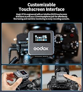 Godox Wireless Lavalier Microphone for iPhone/Android/Camera/PC/Laptop with Lightning/USB-C/Plug, 48KHz 24Bit, Noise Cancellation for Video Recording, Vlog, YouTube, TikTokAll-Powerful