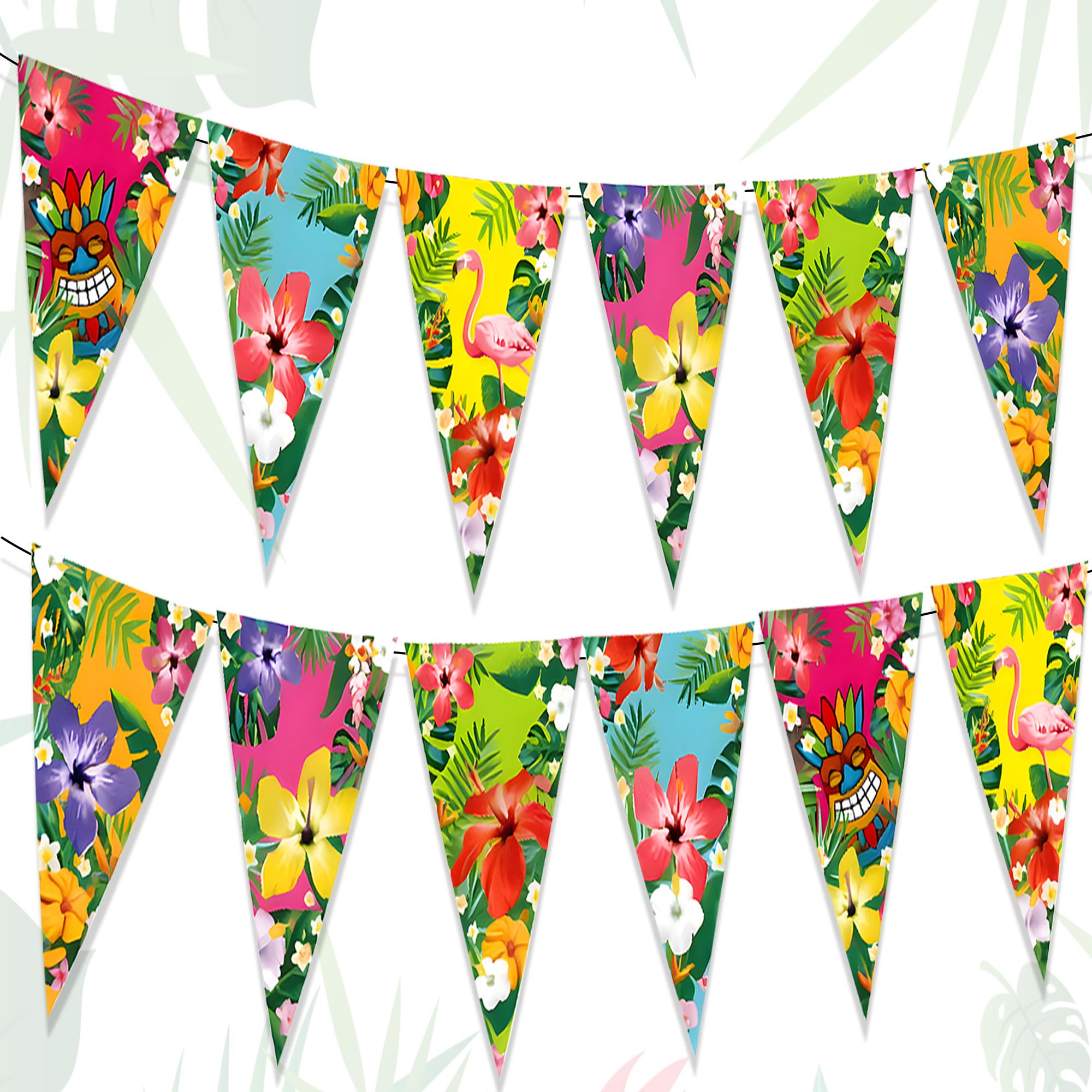 LaVenty Hawaiian Party Decorations Aloha Banner Beach Decorations Banner Tropical Decoration Summer Decoration Photo Backdrop Aloha Party Supplies