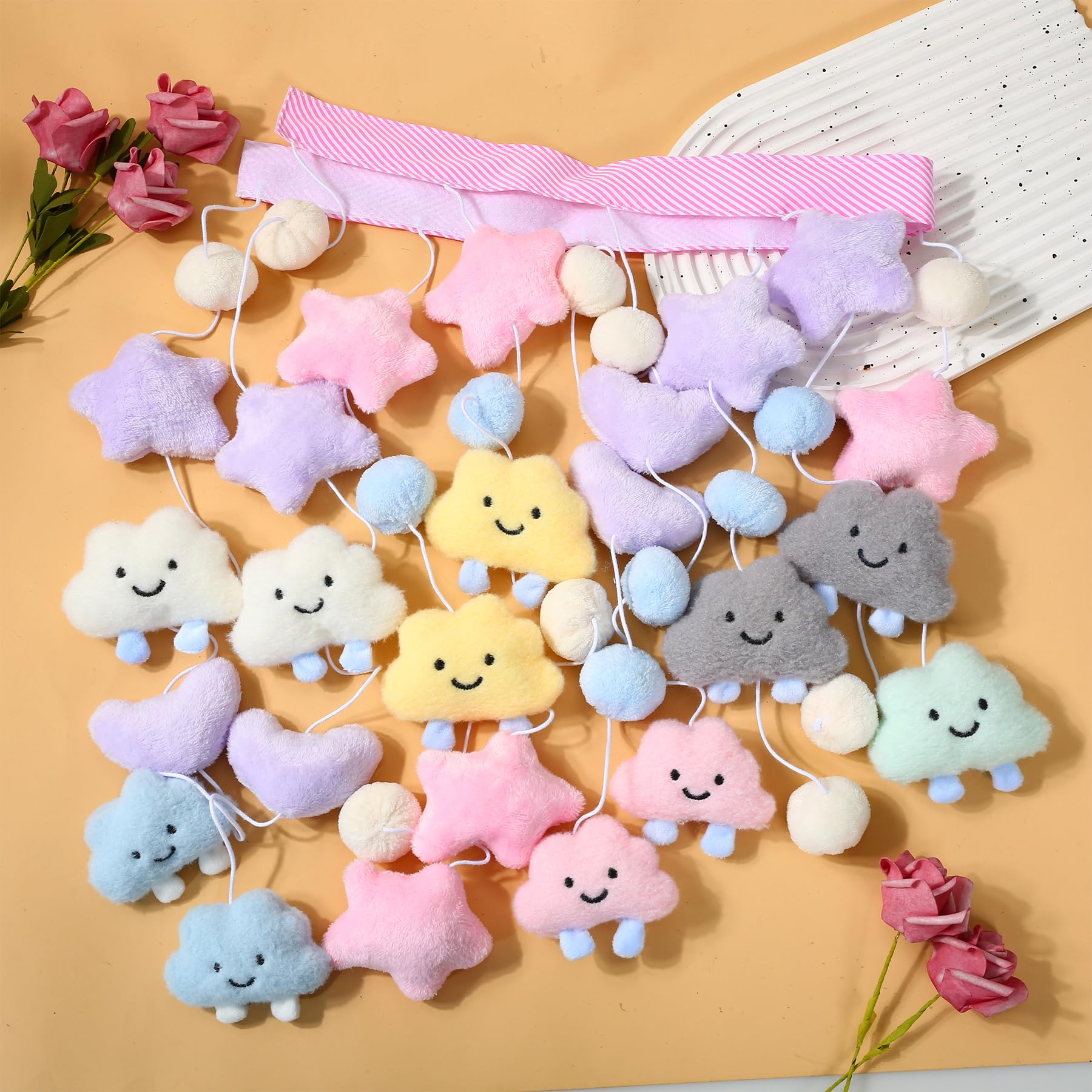 Umimiss Kawaii Room Decor - Cutecore Room Decor, Preppy Rooms Decoration, Velcro Curtains for Window, Y2K Kawaii Decoration Japanese, Decorations for Bedroom Aesthetic - Image 2