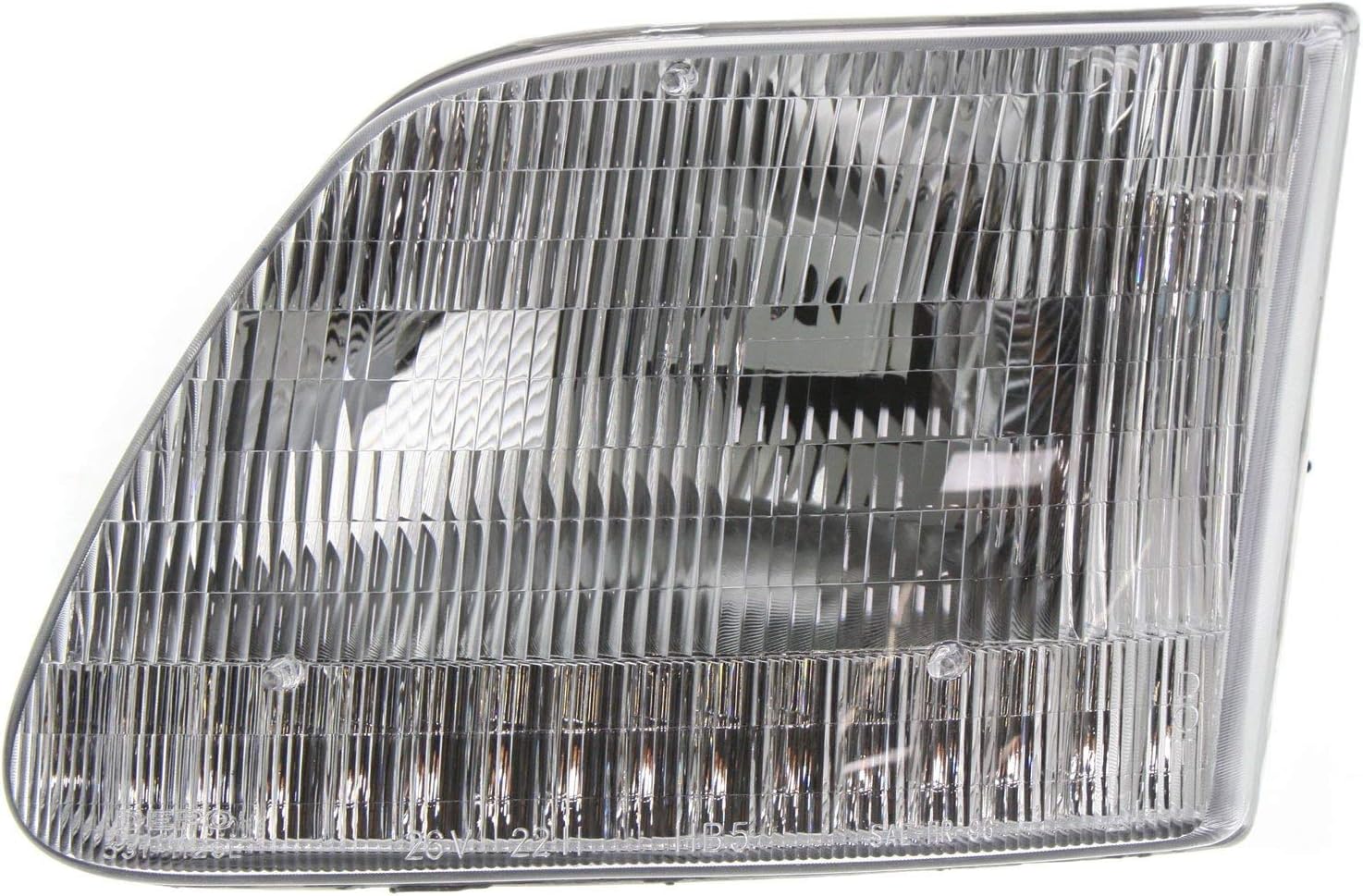 Evan Fischer Driver and Passenger Side Headlight for Ford F-150 1997-2003 Halogen With bulbs Built From July 1996; Non-SVT Replaces # 3L3Z13008CA, 3L3Z13008DA