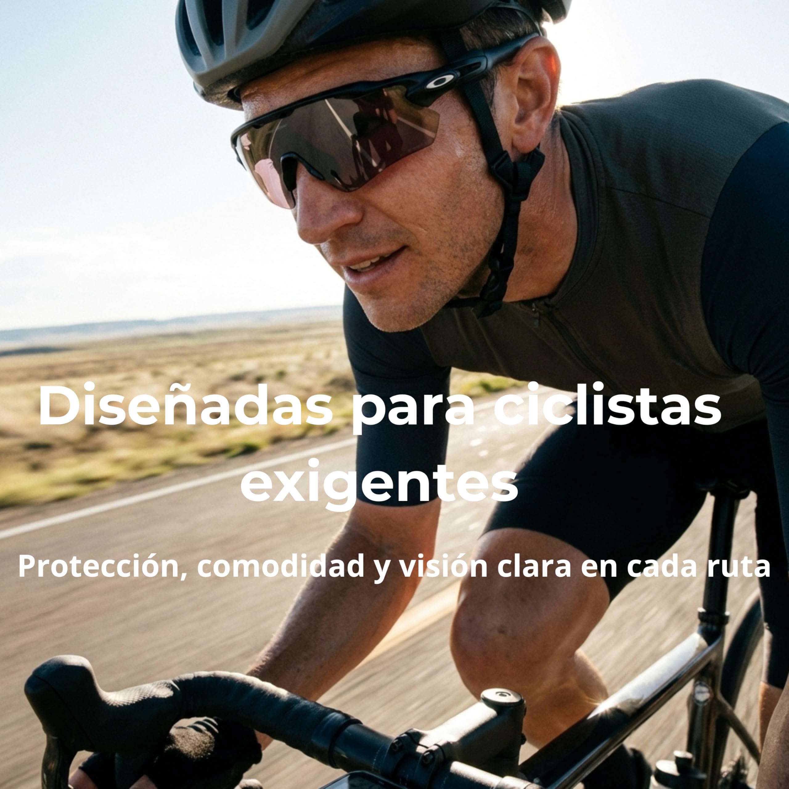 Gafas Ciclismo Fotocromaticas UV400 – Gafas Deportivas para Ciclismo Carretera, MTB y Gravel, Lente Adaptativa Antideslumbrante, Ultraligeras con Ajuste Cómodo, Gafas Ciclismo Hombre Mujer. Cat 2 — view 5