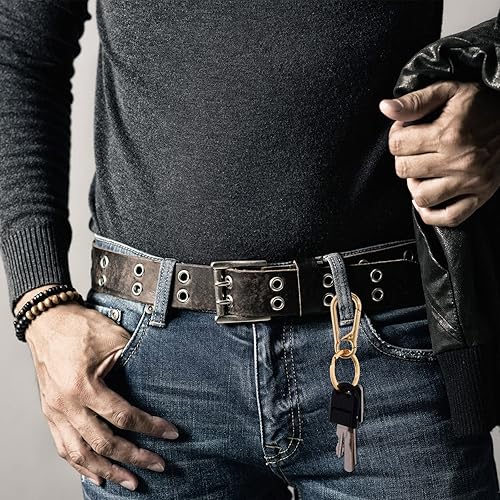 Miniatura 6 de Hapeper Llavero de 3 piezas de metal llavero llavero cadena clip llaveros, Varios colores