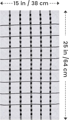 Miniatura 2 de Utopia Towels Juego de 12 toallas de cocina, 15 x 25 pulgadas, 100% algodón hilado en anillo súper suave y absorbente, toallas de cocina y bar