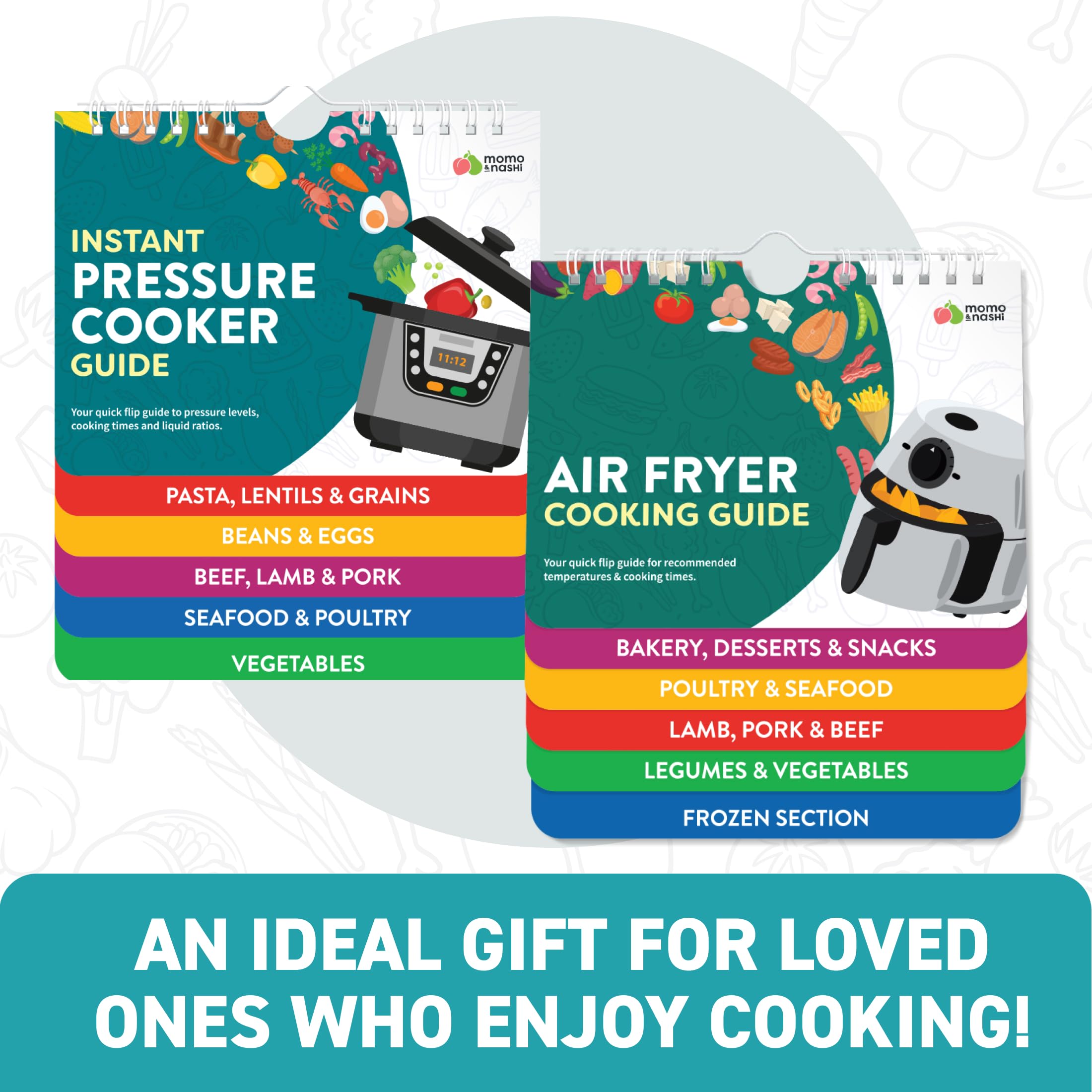 Air Fryer & Instant Pot Magnetic Cooking Guides - 7" x 6" Each - Set of 2 Instant Pot Air Fryer Accessories Cook Books - Airfryer Kitchen Accessories & Kitchen Gadgets 2026 view 7